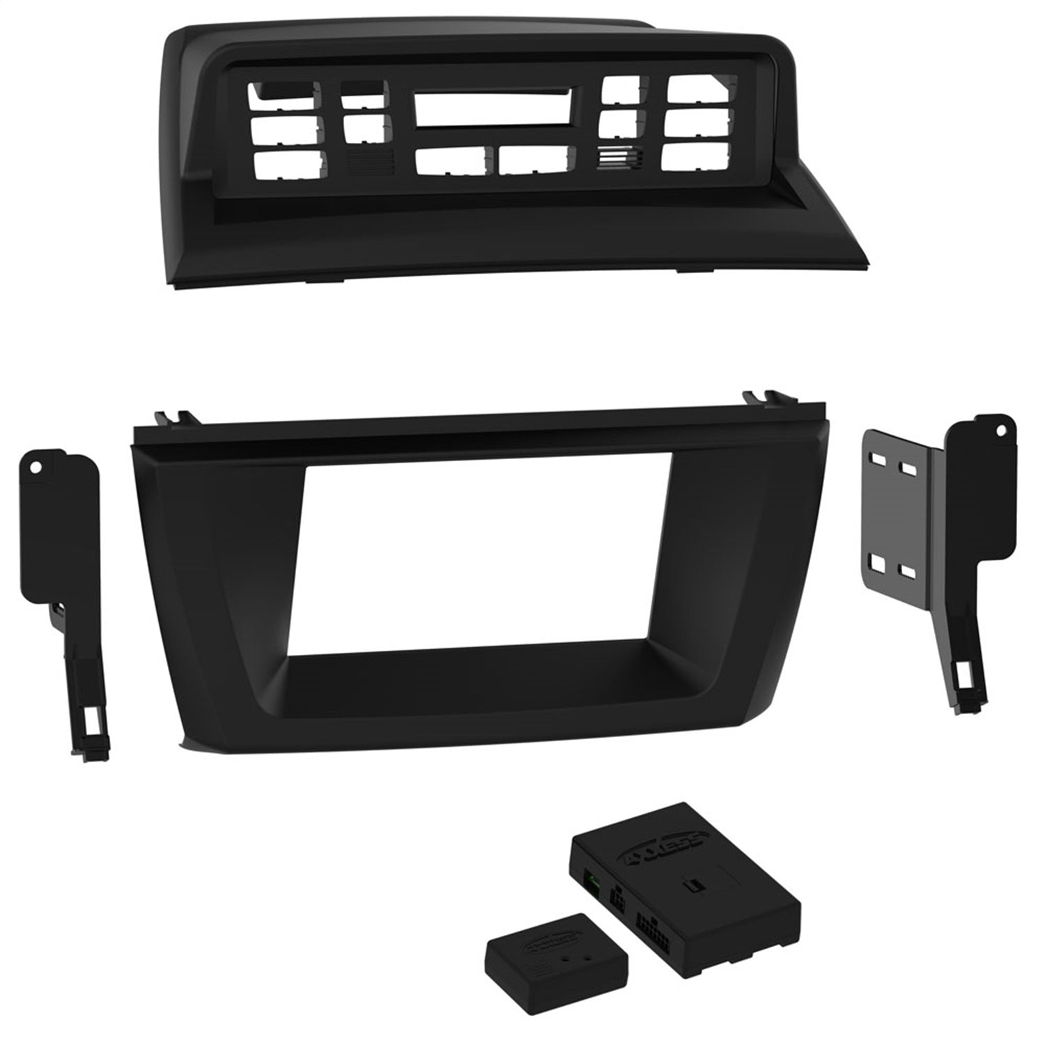 Metra Electronics 95-9324B Radio Installation Kit; Double-DIN; Specific Mounting; w/iDrive; w/o Amp; Metra Electronics 95-9324B