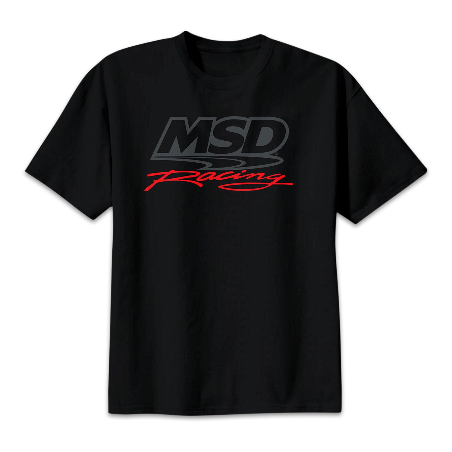 MSD 95012 MSD Racing T-Shirt; MSD Racing Logo; 100% Pre-Shrunk Cotton; Black; XX-Large; MSD 95012