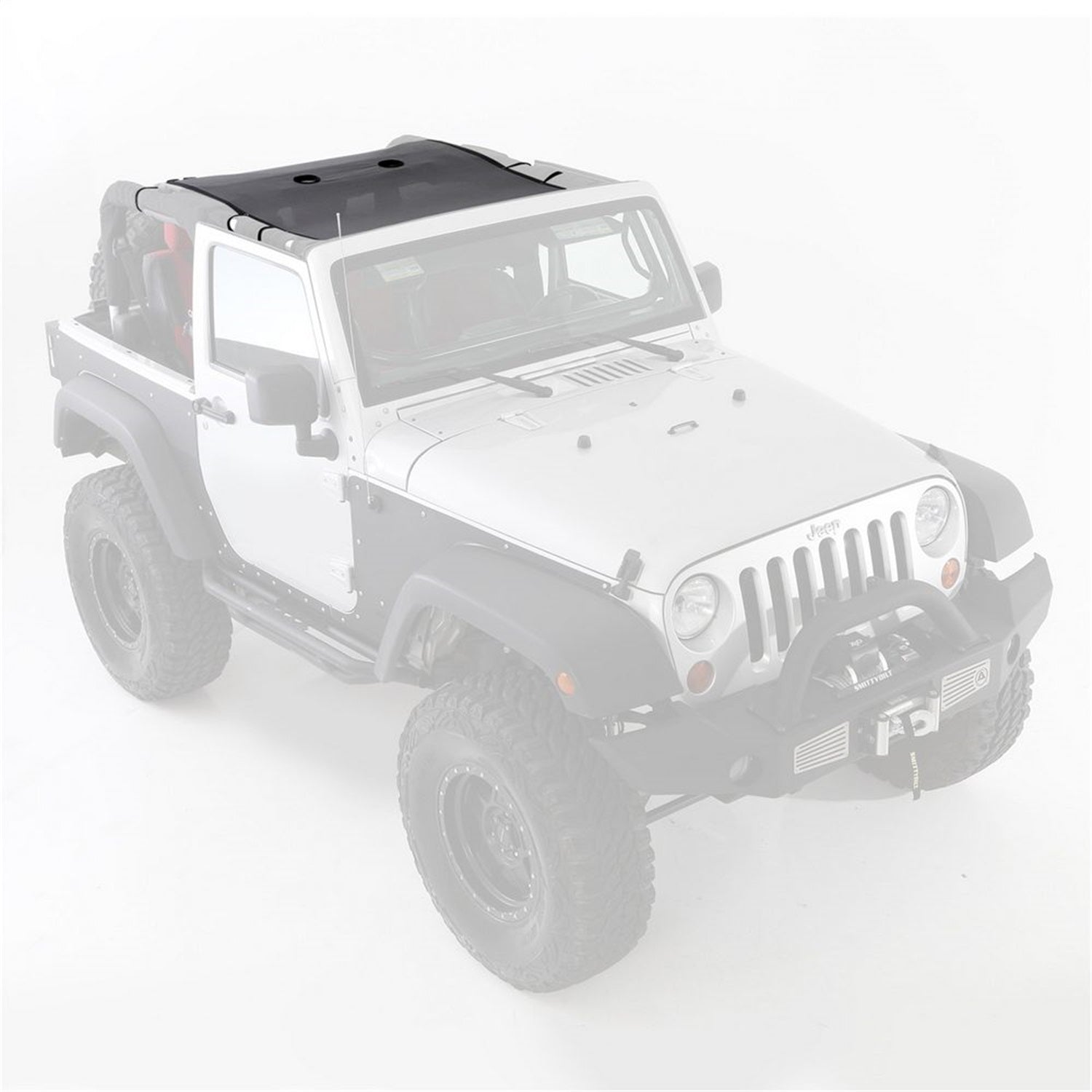 Cloak Extended Mesh Top; Smittybilt 95100