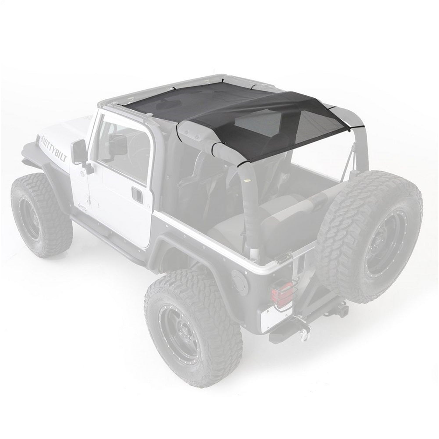 Cloak Extended Mesh Top; Smittybilt 95600