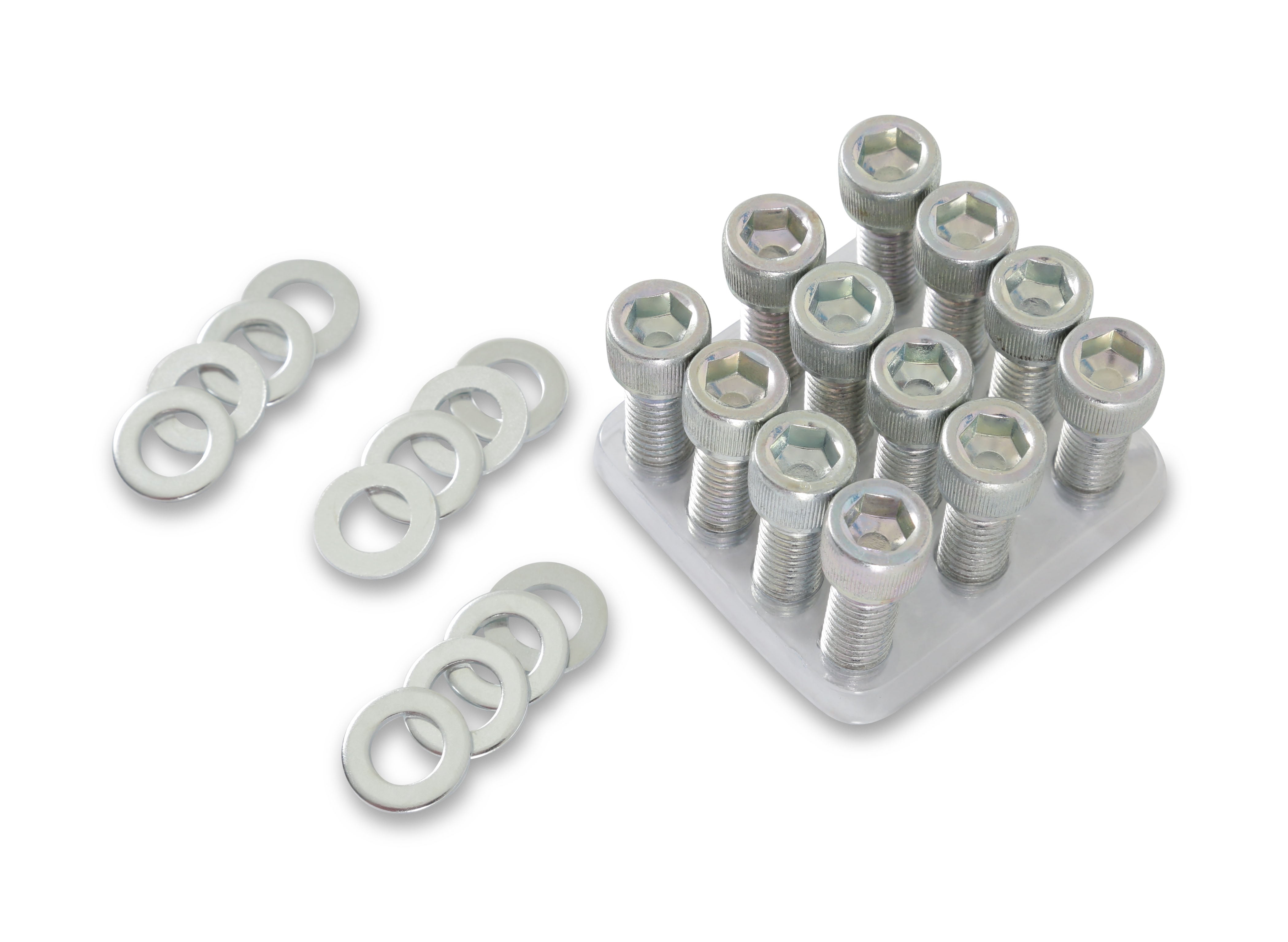 Mr Gasket 956G Intake Manifold Bolts; 3/8 in.-16 x 1 in.; 12 ea. w/Washers; Mr Gasket 956G