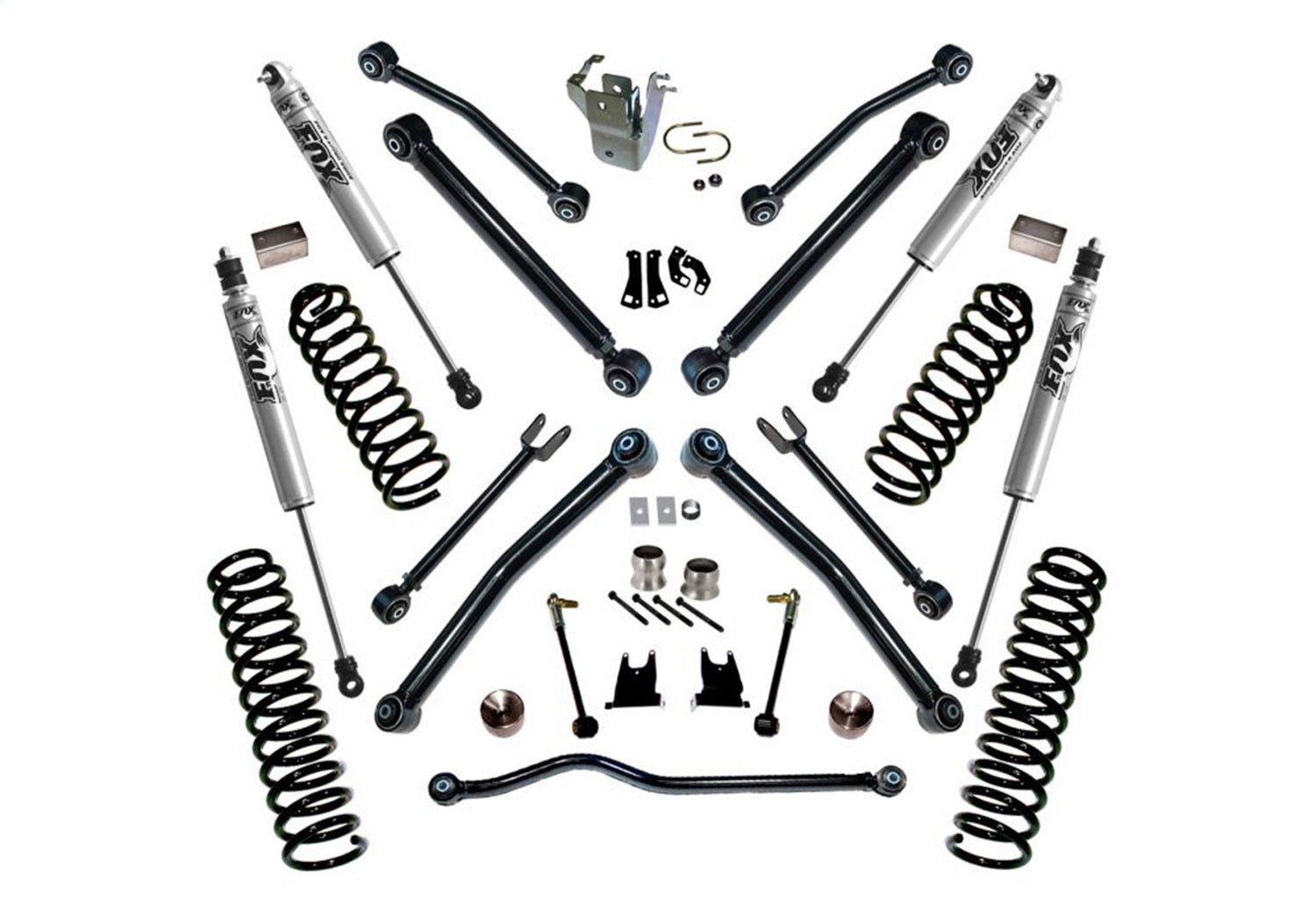 Superlift K997F 4in. Lift Kit-07-18 Wrangler JK-4-door-w/Reflex Ctrl Arms/FOX Shocks Superlift K997F
