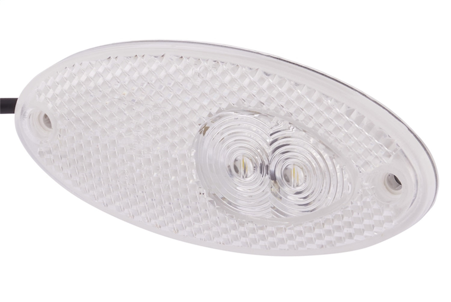 Hella 964295121 LAMP S MRKR 4295 LED REFL WHT OVAL 12V Hella 964295121