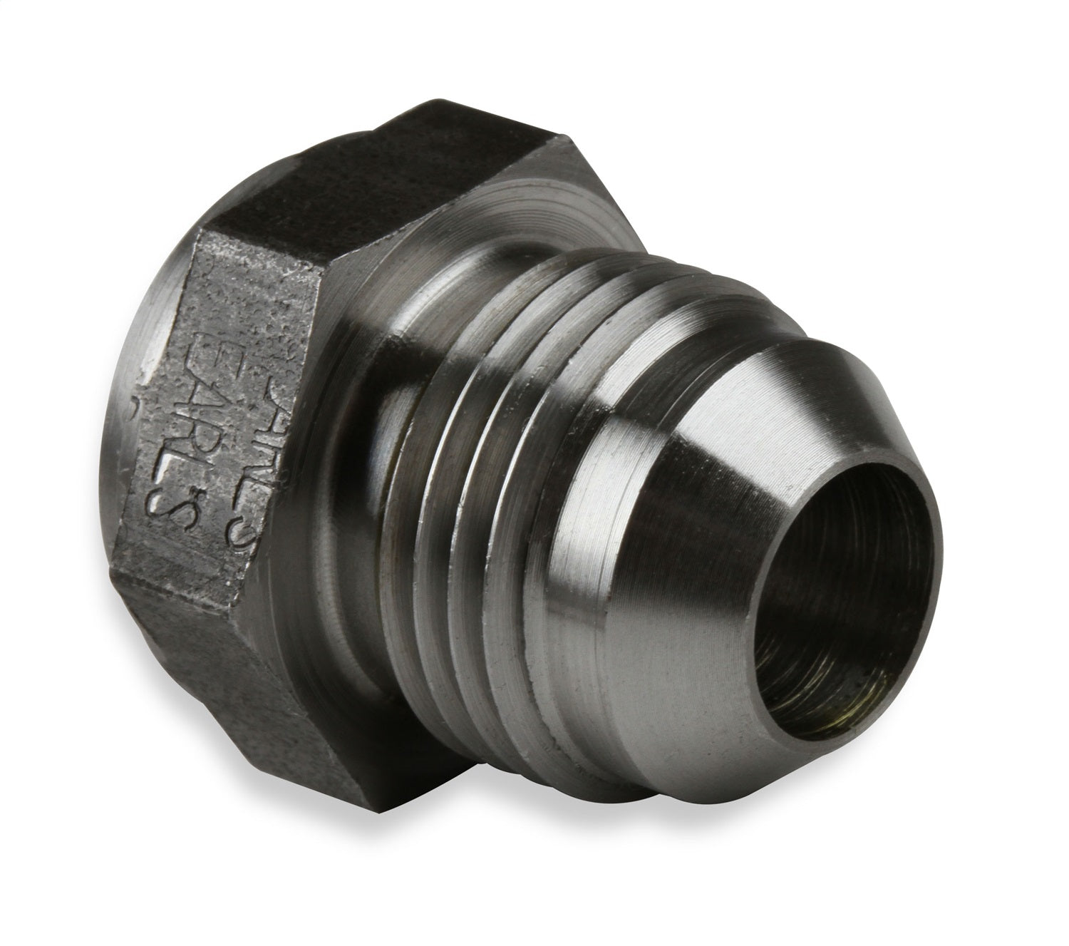 Earl's Performance 967108ERL Steel AN Weld Fitting; Size L -8AN Male; Nickel Plated; Bagged Packaging; Earl's Performance 967108ERL