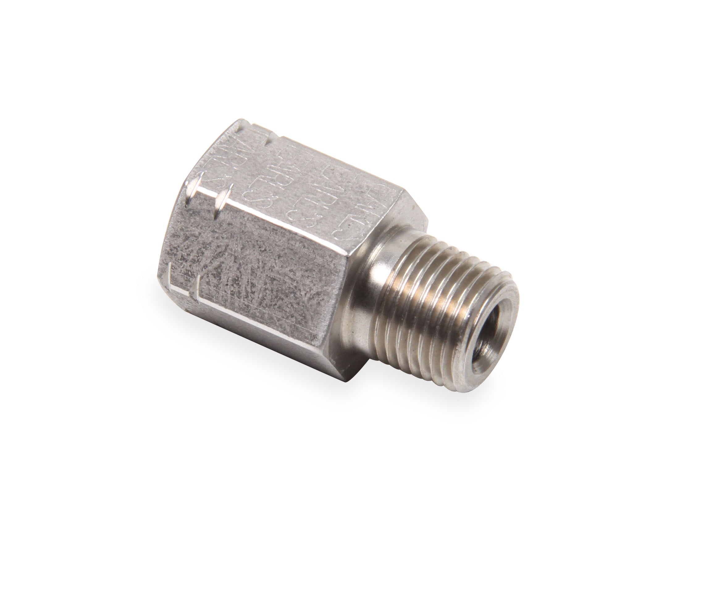 Earl's Straight Adapter 1/8" NPT Male to 1/8" BSPT Female