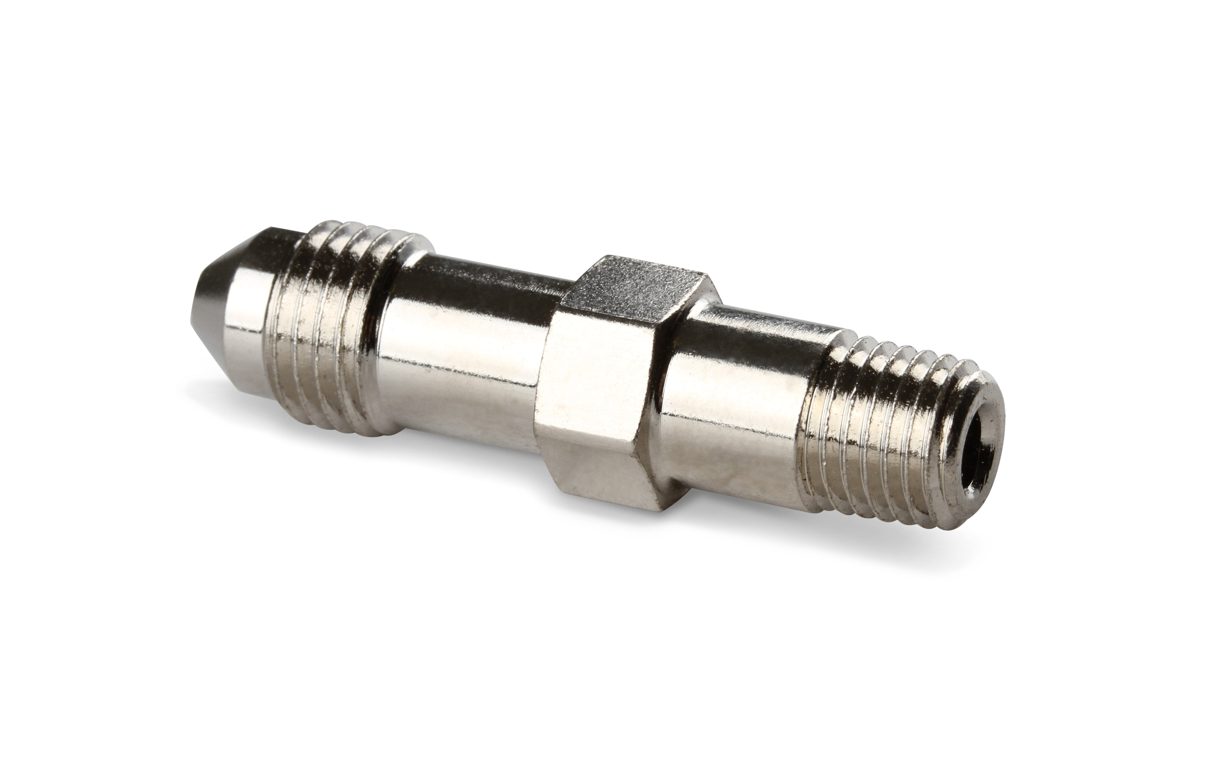 Earl's -3 AN Male to 1/16" NPT Male - Extended Length - Steel w/ Nickel Plating
