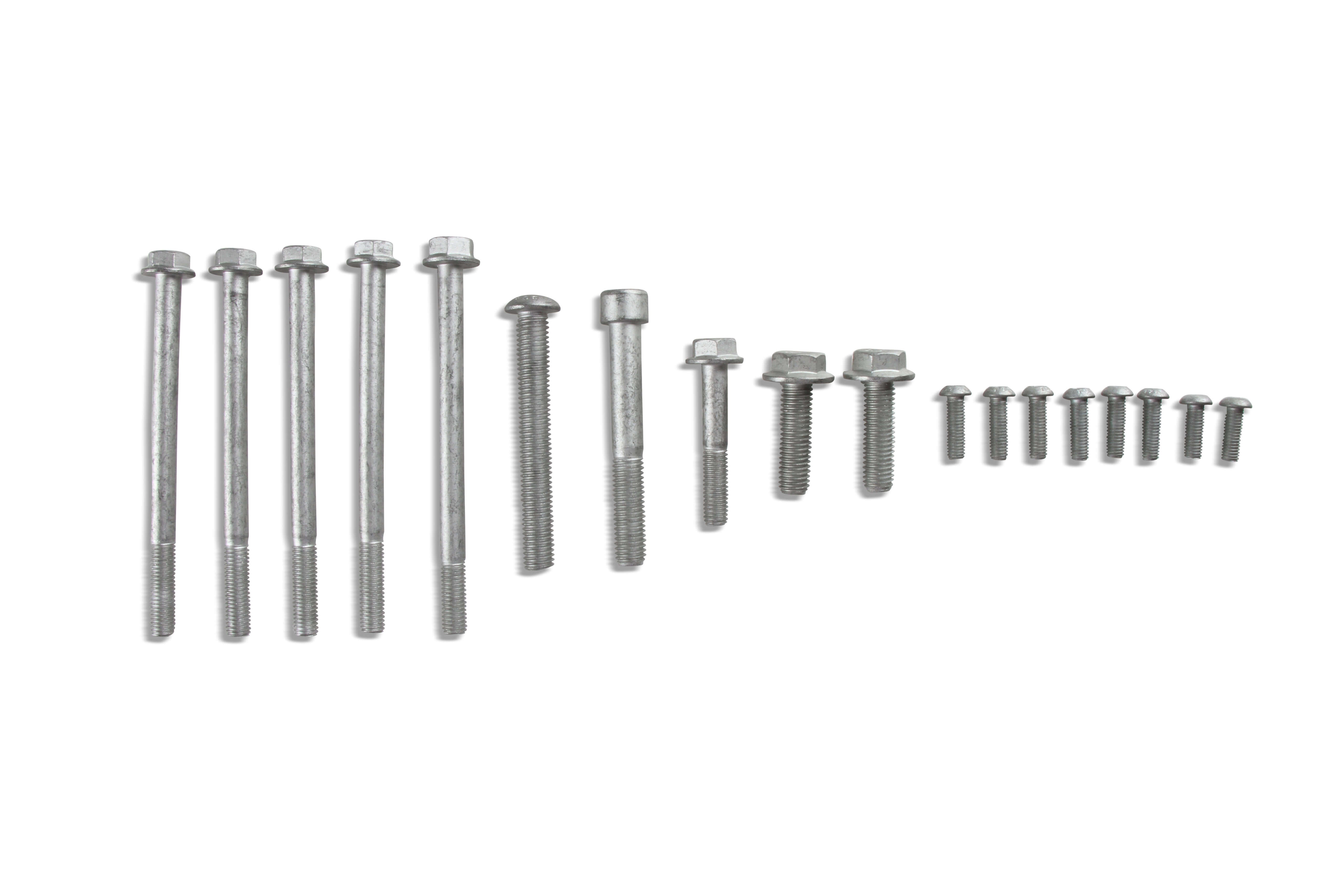 Replacement Hardware kit for Race Accessory Drive with A/C and P/S Delete