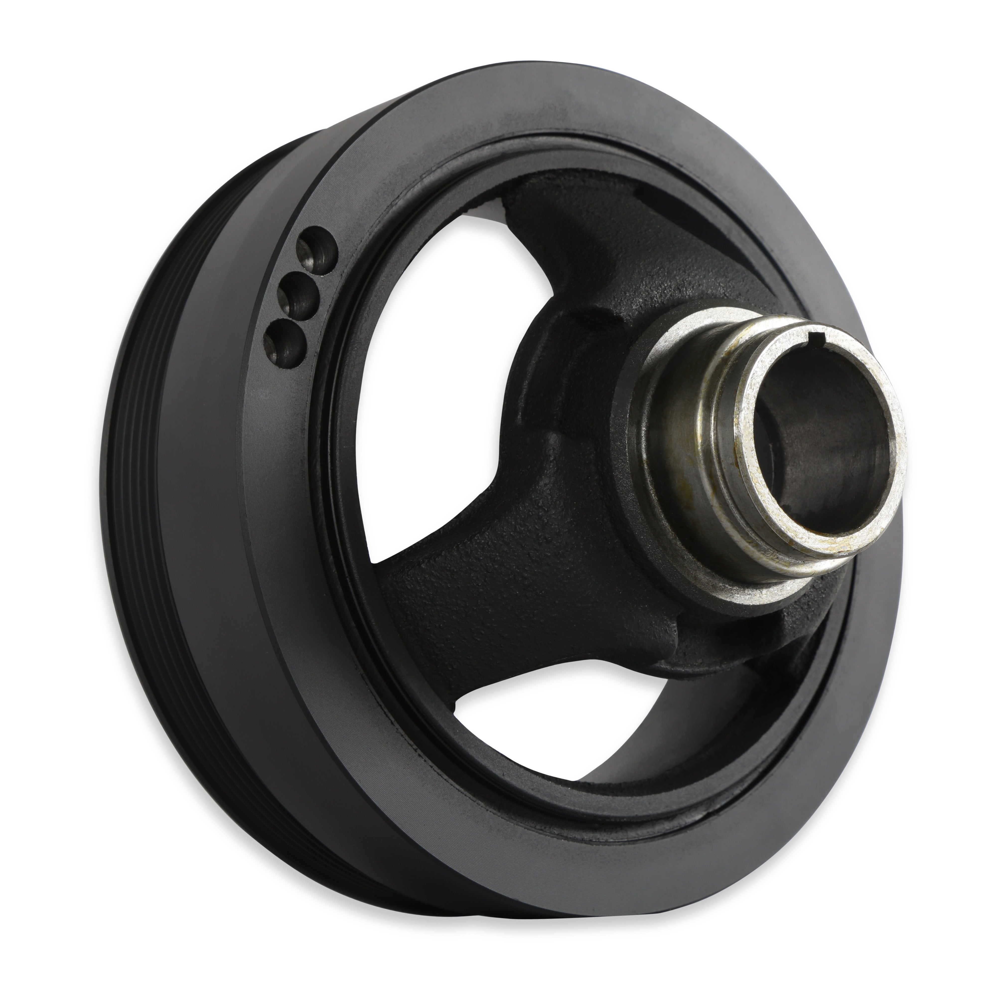 Holley 97-325 Harmonic Balancer; Damper/Hub Assembly; Black; Steel; Fit GM Gen V LT Engines; Holley 97-325