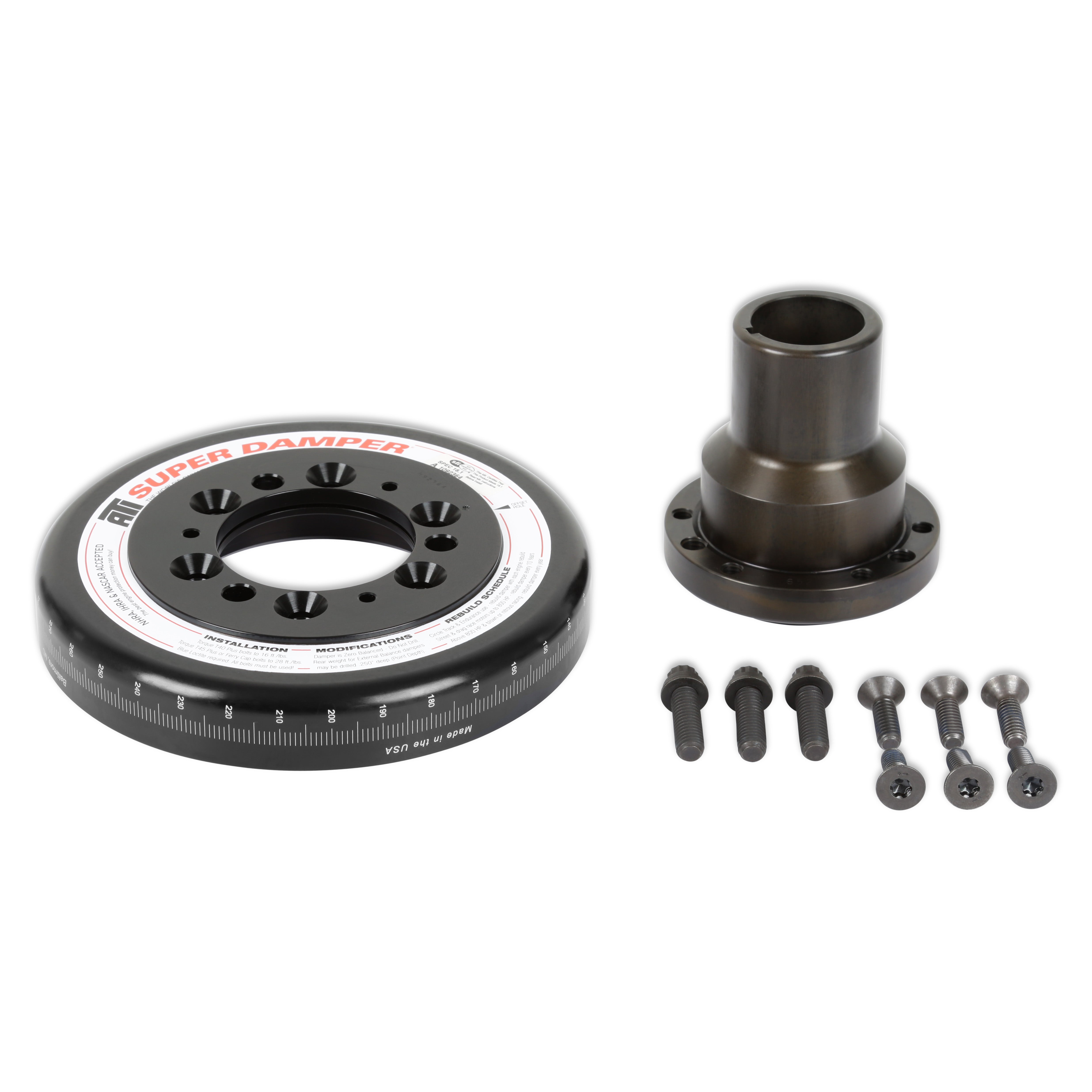 Holley 97-360 SFI Certified Damper; Black; Fits Gen III Hemi W/SFI Certified Damper; Non VVT; Holley 97-360