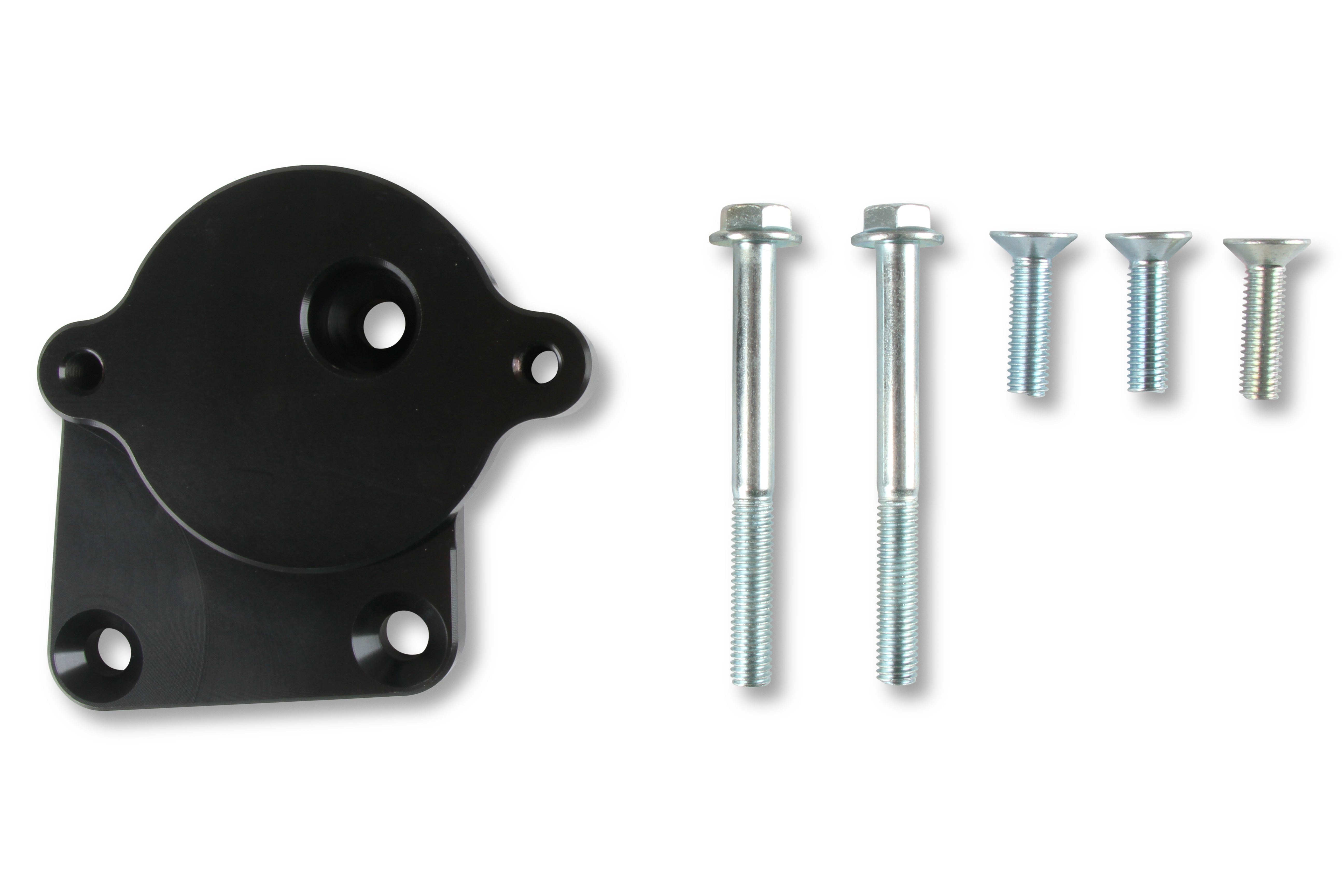 Holley 97-380 Power Steering Bracket; Fits w/Gen III Hemi Engines Swap; Black Anodized; Holley 97-380