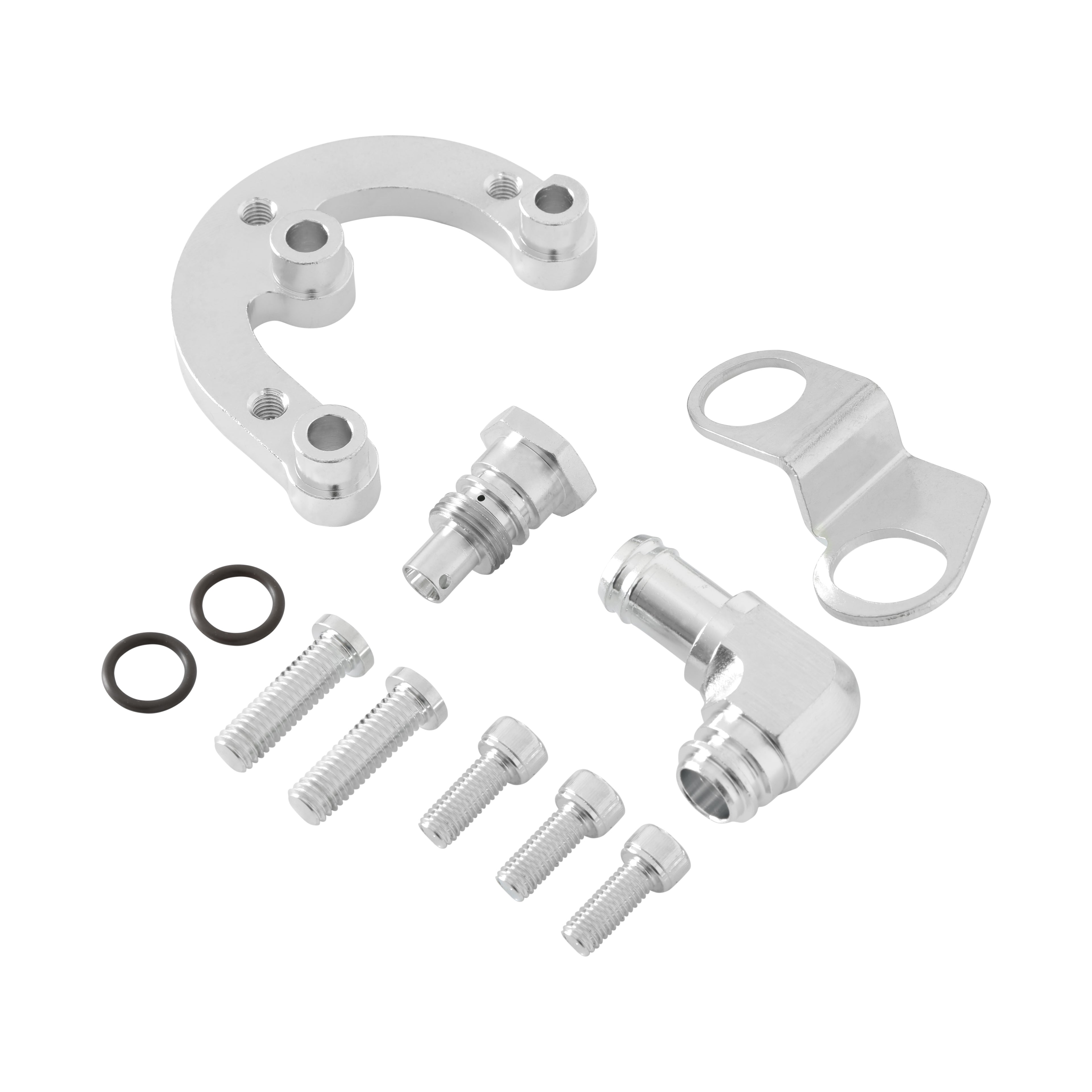 Power Steering Pump Relocation Kit - SBF Mid-Mount- Accessory Drive
