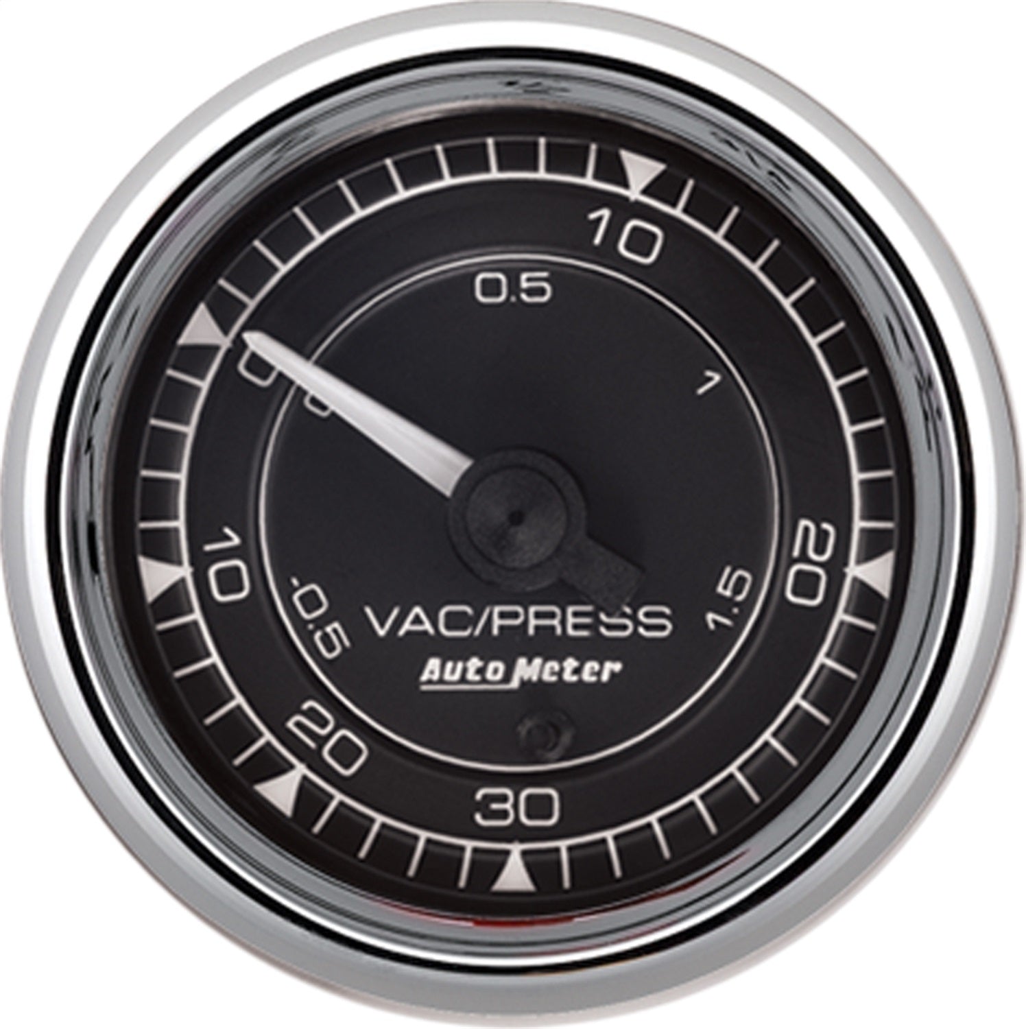 AutoMeter 9703 GAUGE; VAC/BOOST; 2 1/16in.; 30INHG-30PSI; MECHANICAL; CHRONO CHROME AutoMeter 9703