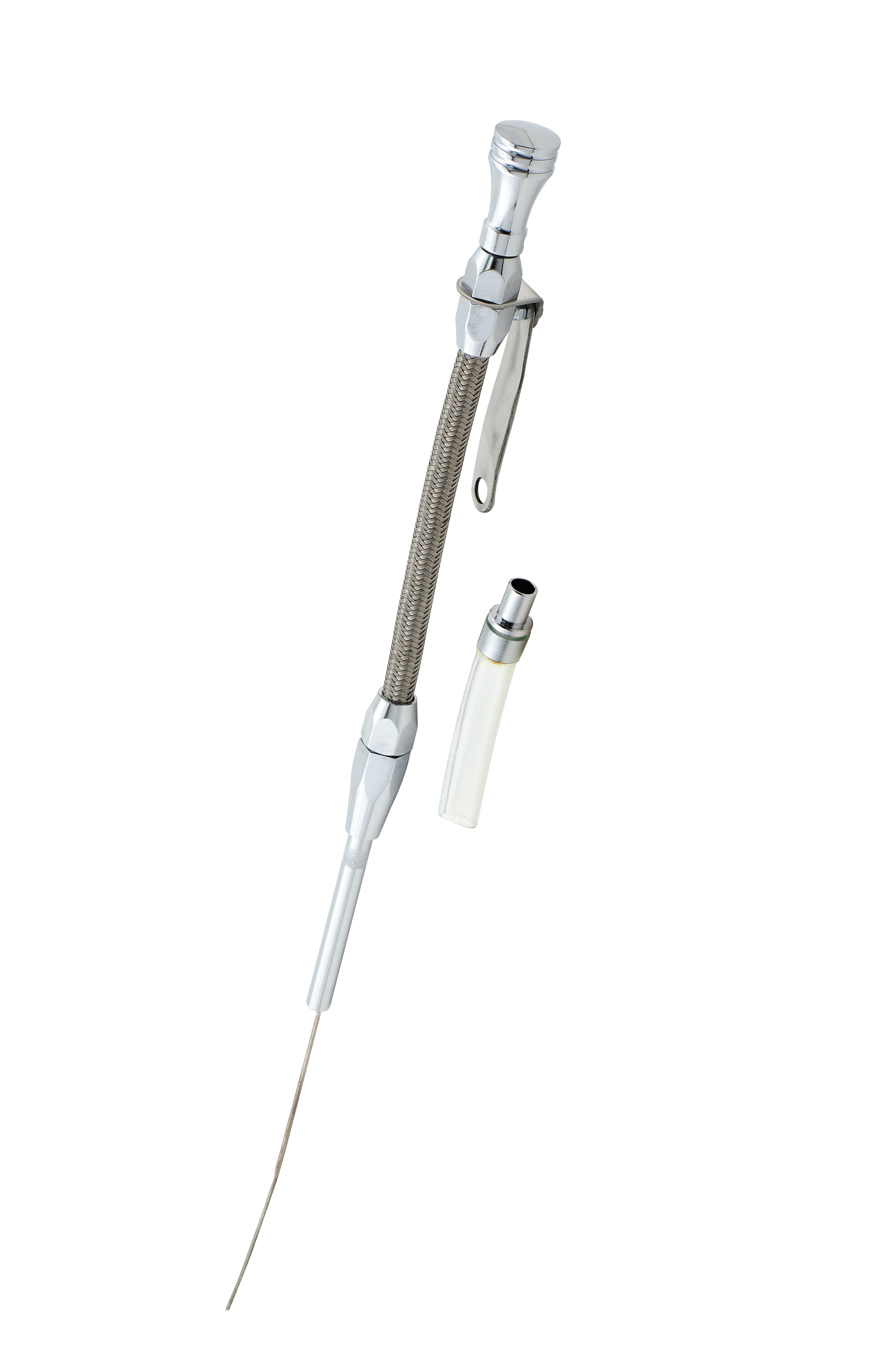 Mr Gasket 9705G Oil Dipstick; Block Mount; Mr Gasket 9705G