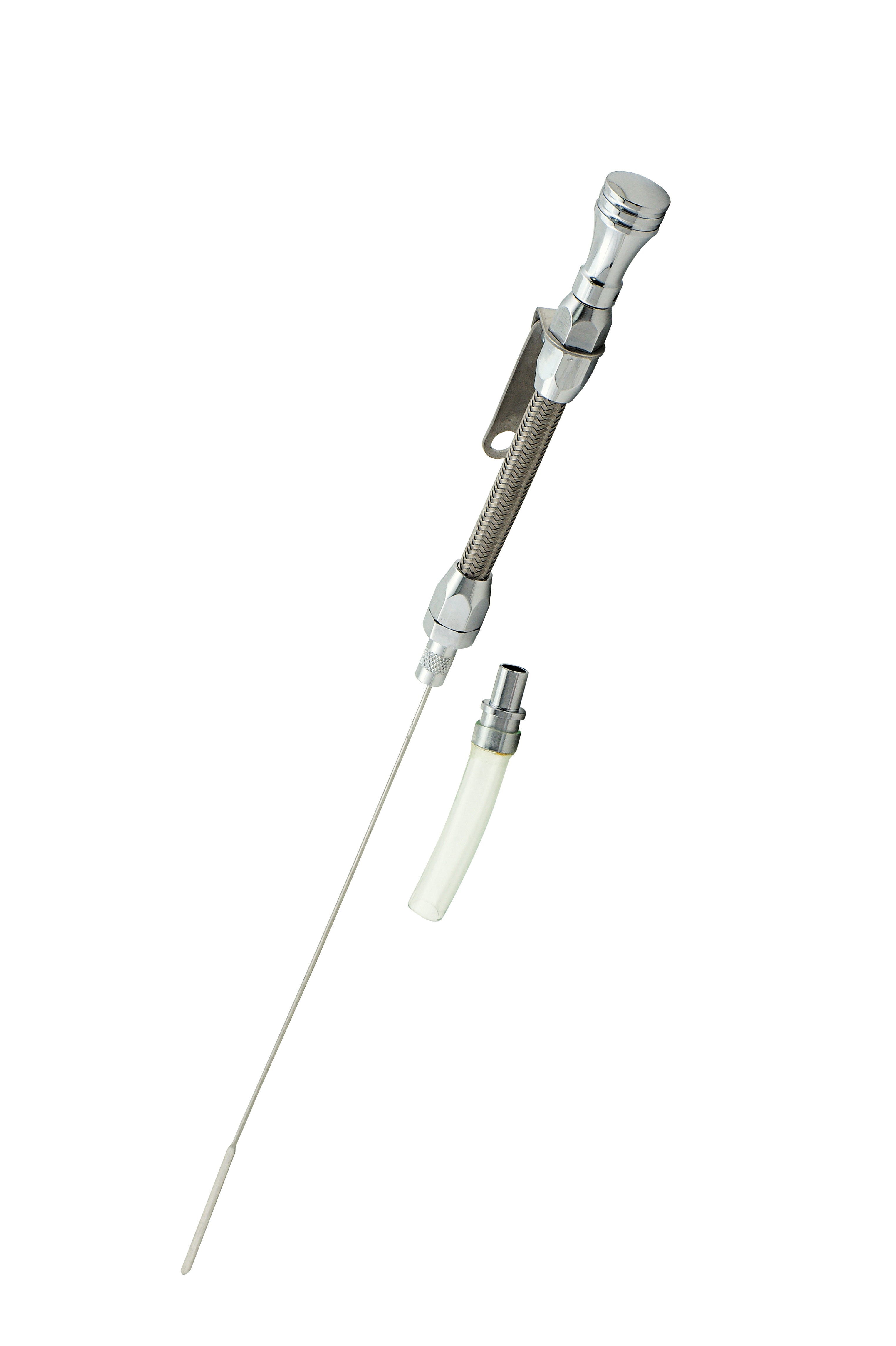 Mr Gasket 9706G Oil Dipstick; Block Mount; Mr Gasket 9706G