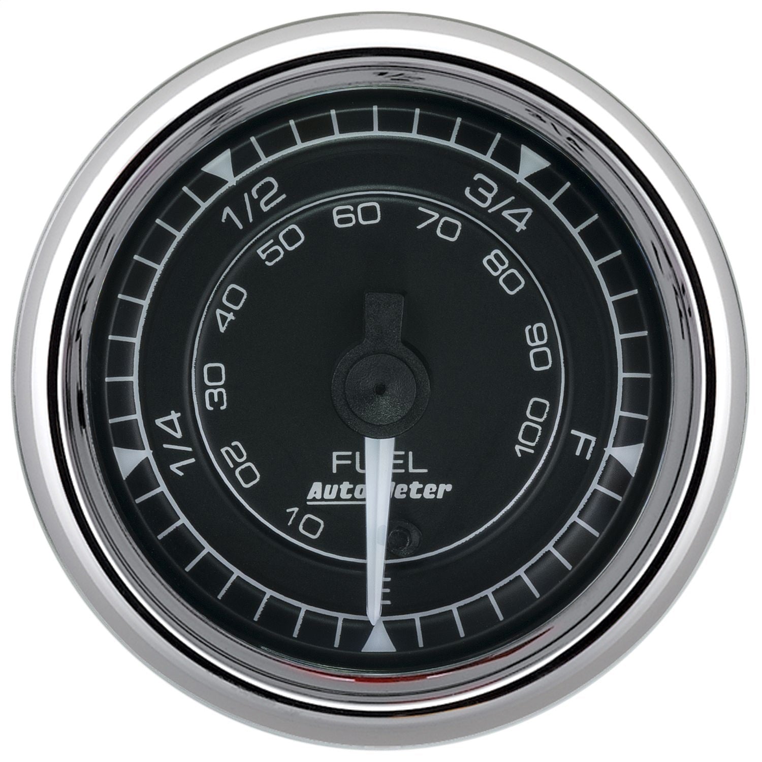 AutoMeter 9710 GAUGE; FUEL LEVEL; 2 1/16in.; 0-280O PROGRAMMABLE; CHRONO CHROME AutoMeter 9710