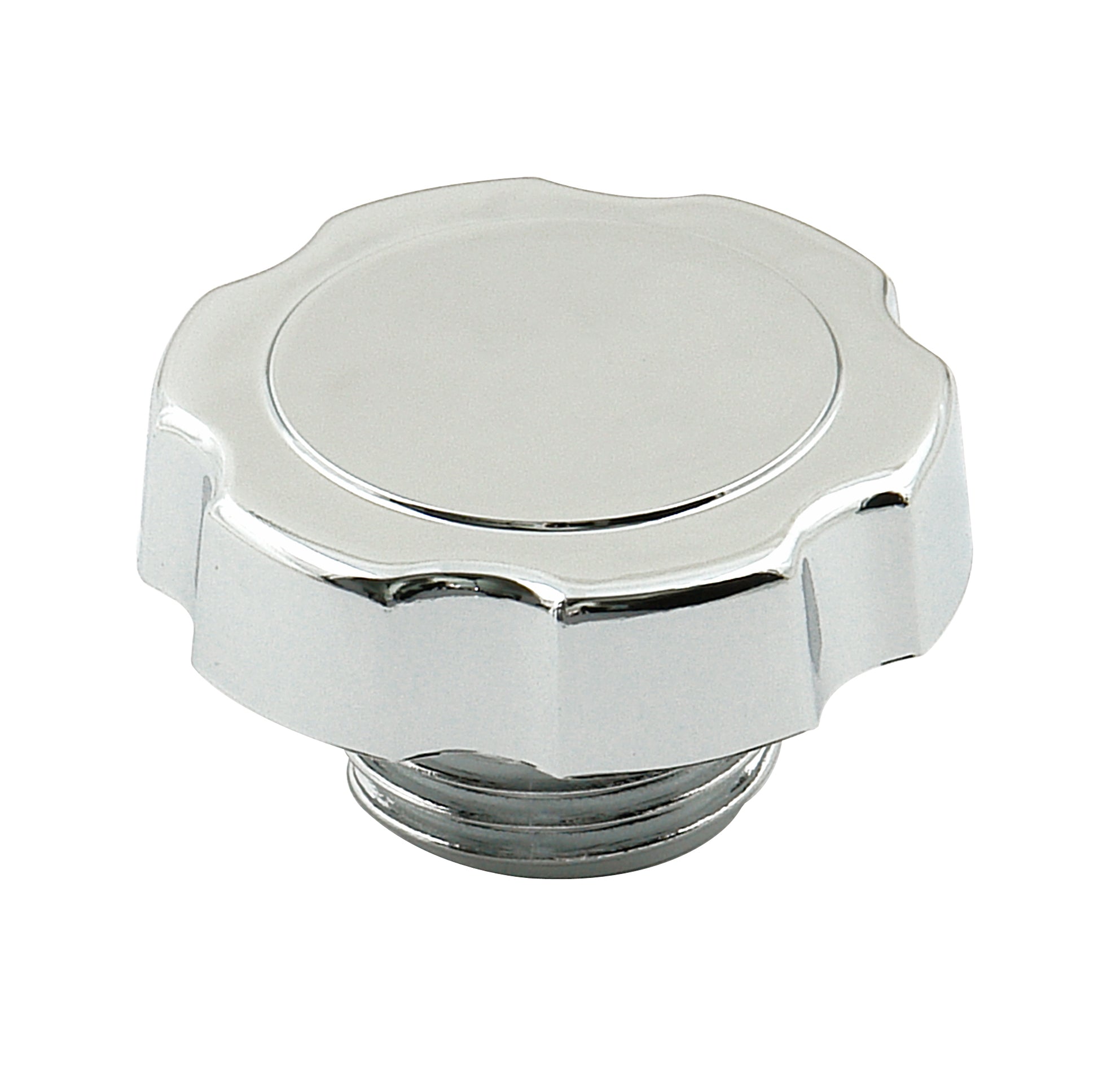 Mr. Gasket Oil Filler Cap, Screw In, Chrome