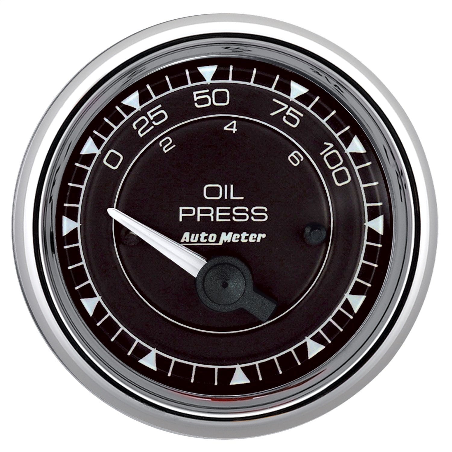 AutoMeter 9727 GAUGE; PRESS; 2 1/16in.; 100PSI; ELEC; CHRONO CHROME AutoMeter 9727