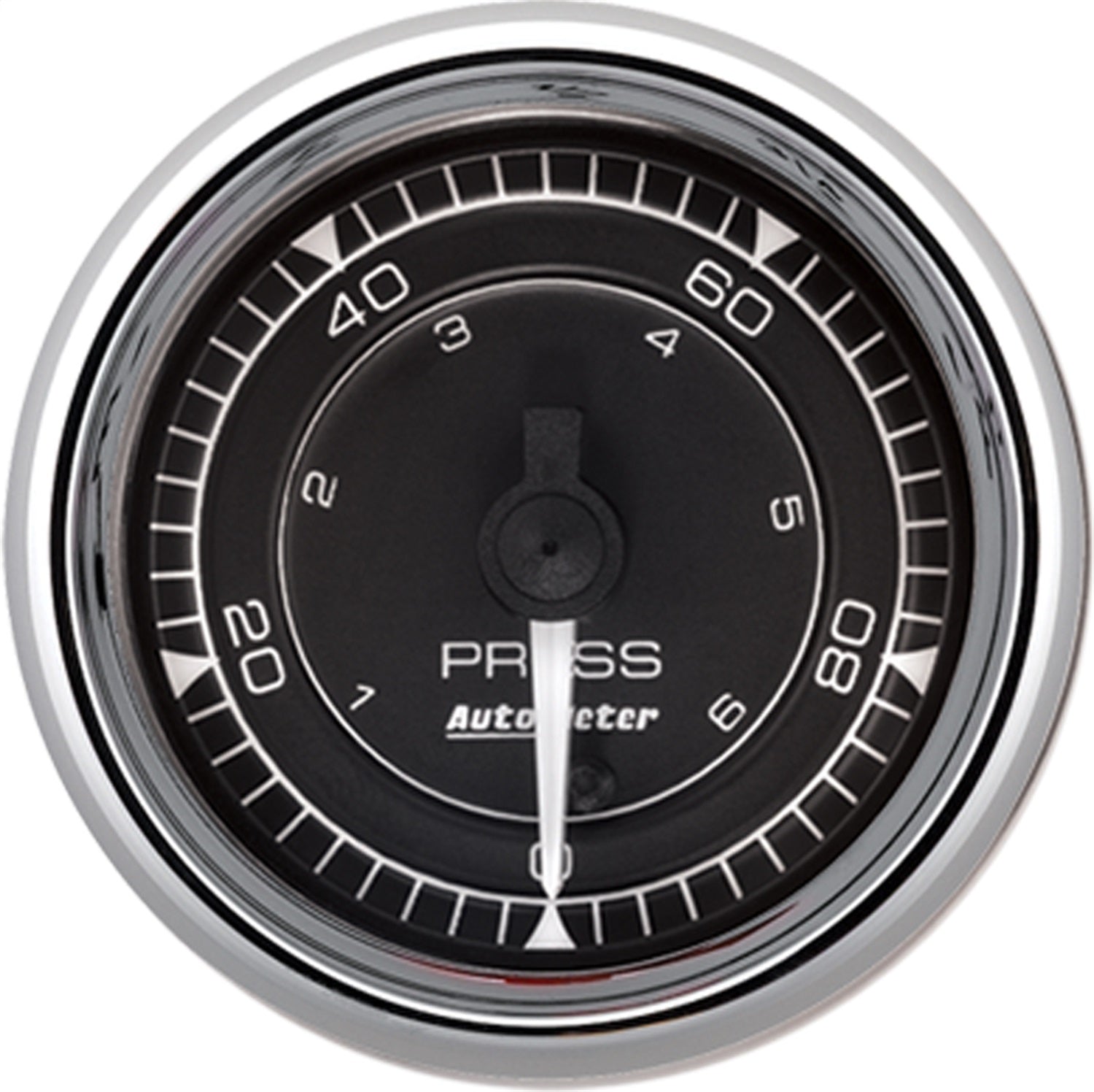 AutoMeter 9753 GAUGE; PRESSURE; 2 1/16in.; 100PSI; DIGITAL STEPPER MOTOR; CHRONO CHROME AutoMeter 9753