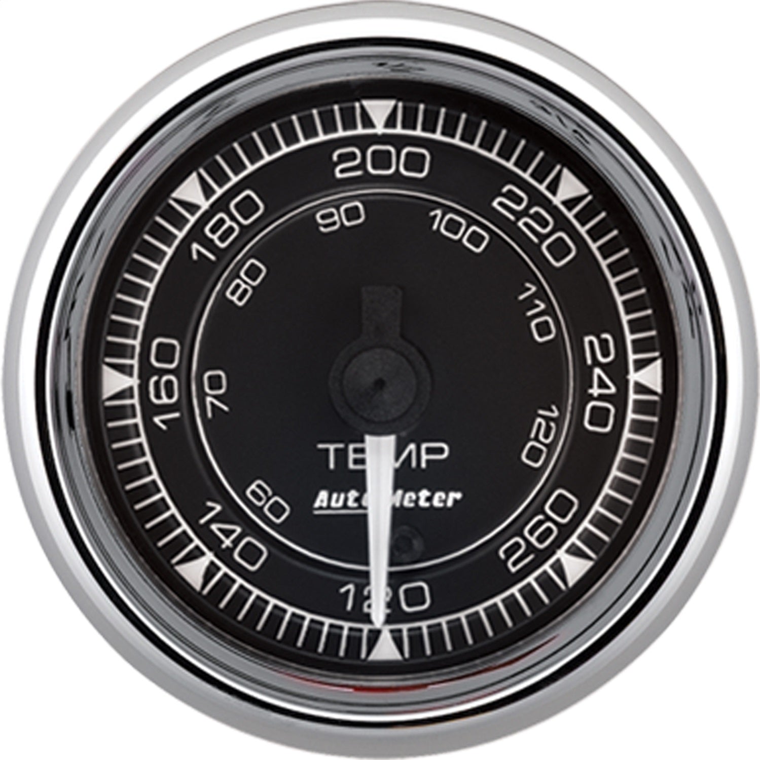 AutoMeter 9754 GAUGE; TEMP; 2 1/16in.; 120-280deg.F; DIGITAL STEPPER MOTOR; CHRONO CHROME AutoMeter 9754