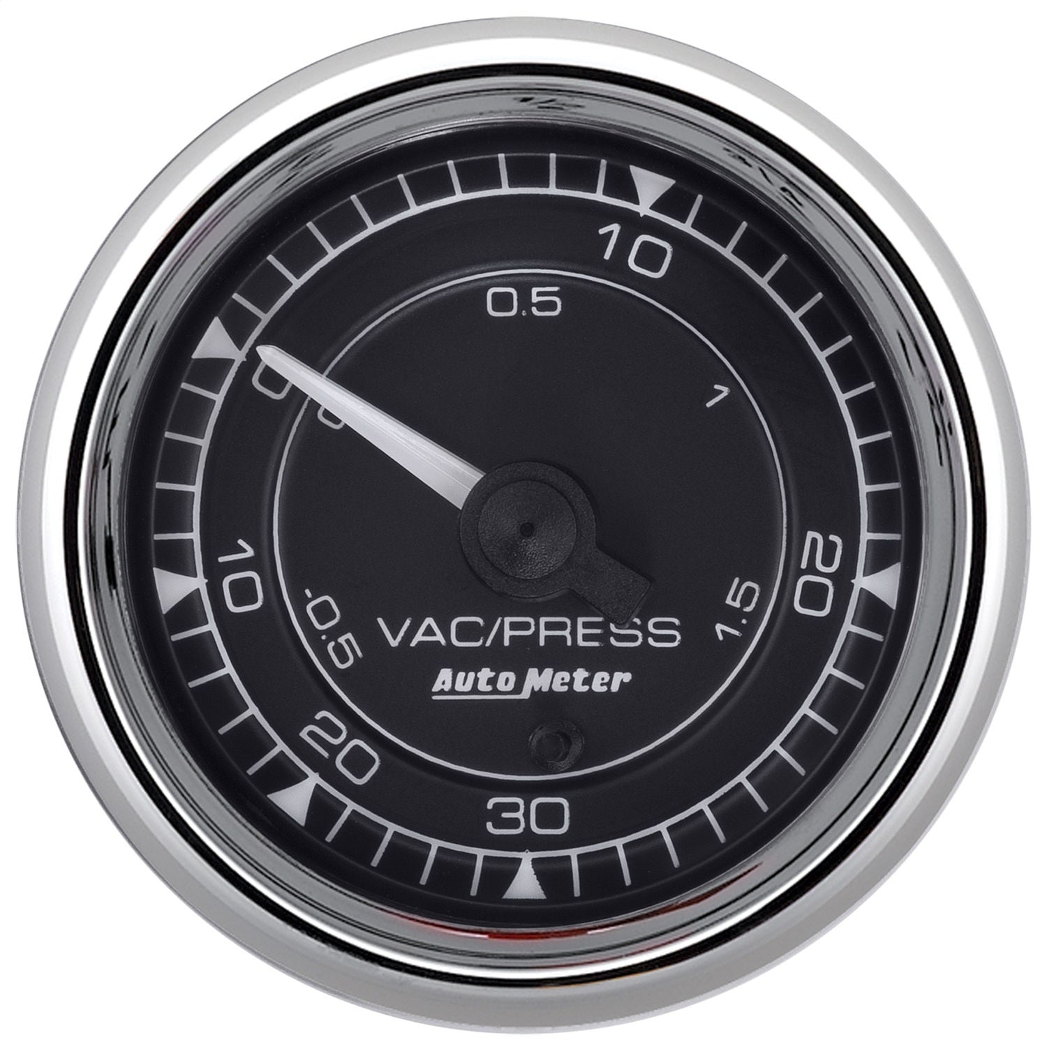 AutoMeter 9759 GAUGE; VAC/BOOST; 2 1/16in.; 30INHG-30PSI; DIGITAL STEPPER MOTOR; CHRONO CHROME AutoMeter 9759