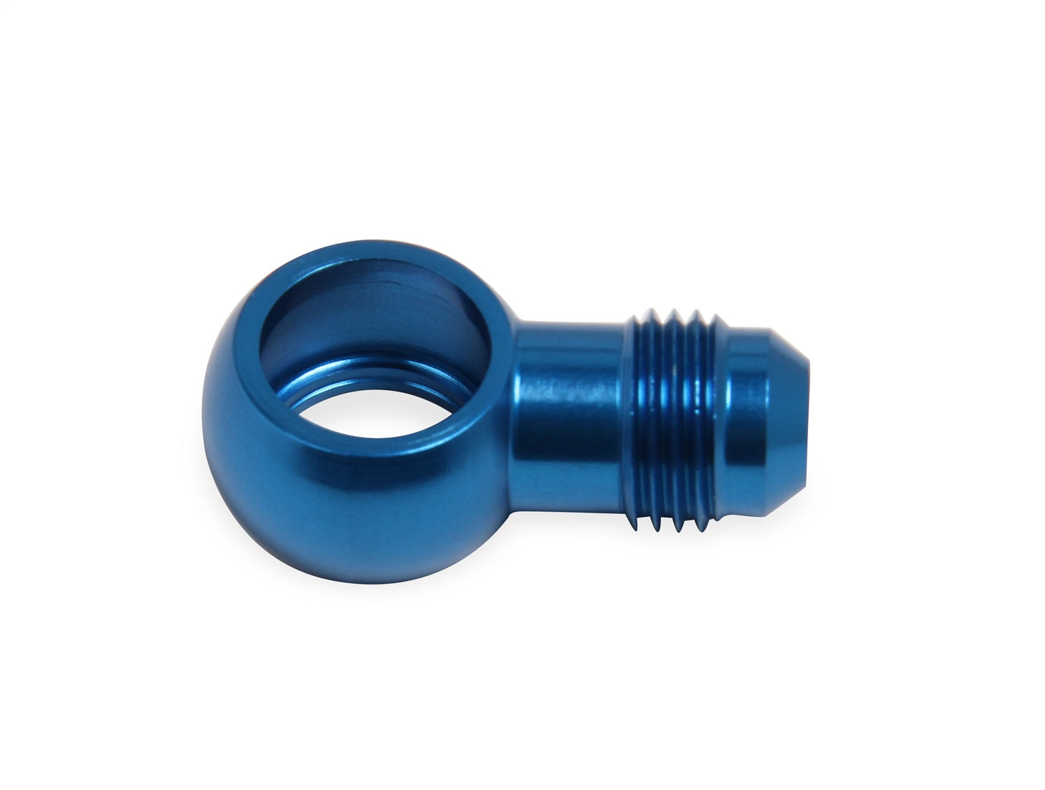 Earl's Performance 977606ERL Aluminum AN Fuel System Banjo; Size: -6AN Male to 9/16 in. Banjo; Anodized Blue; Earl's Performance 977606ERL