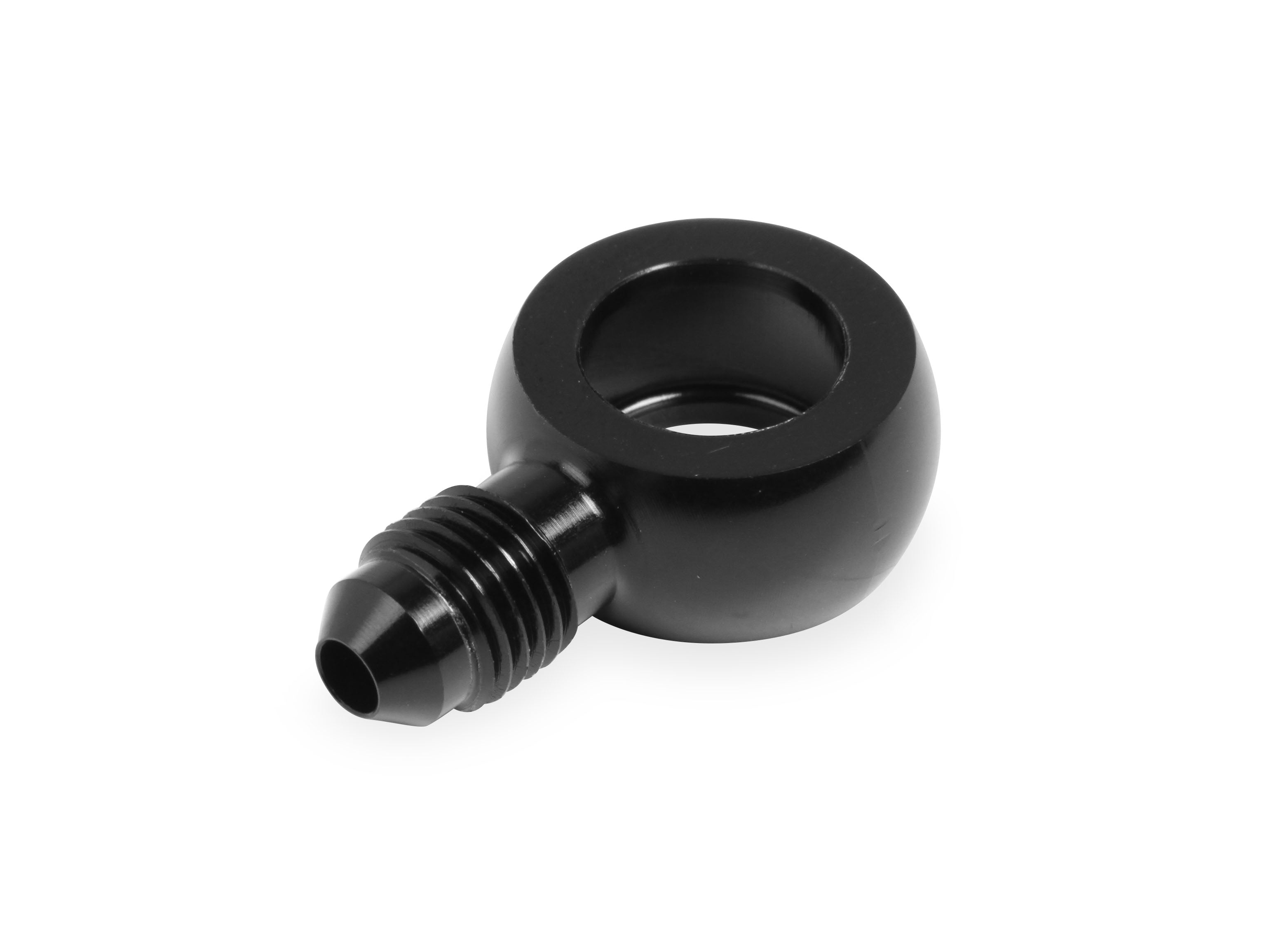 Black Anodized Lightweight Aluminum Construction. Fuel System Banjo