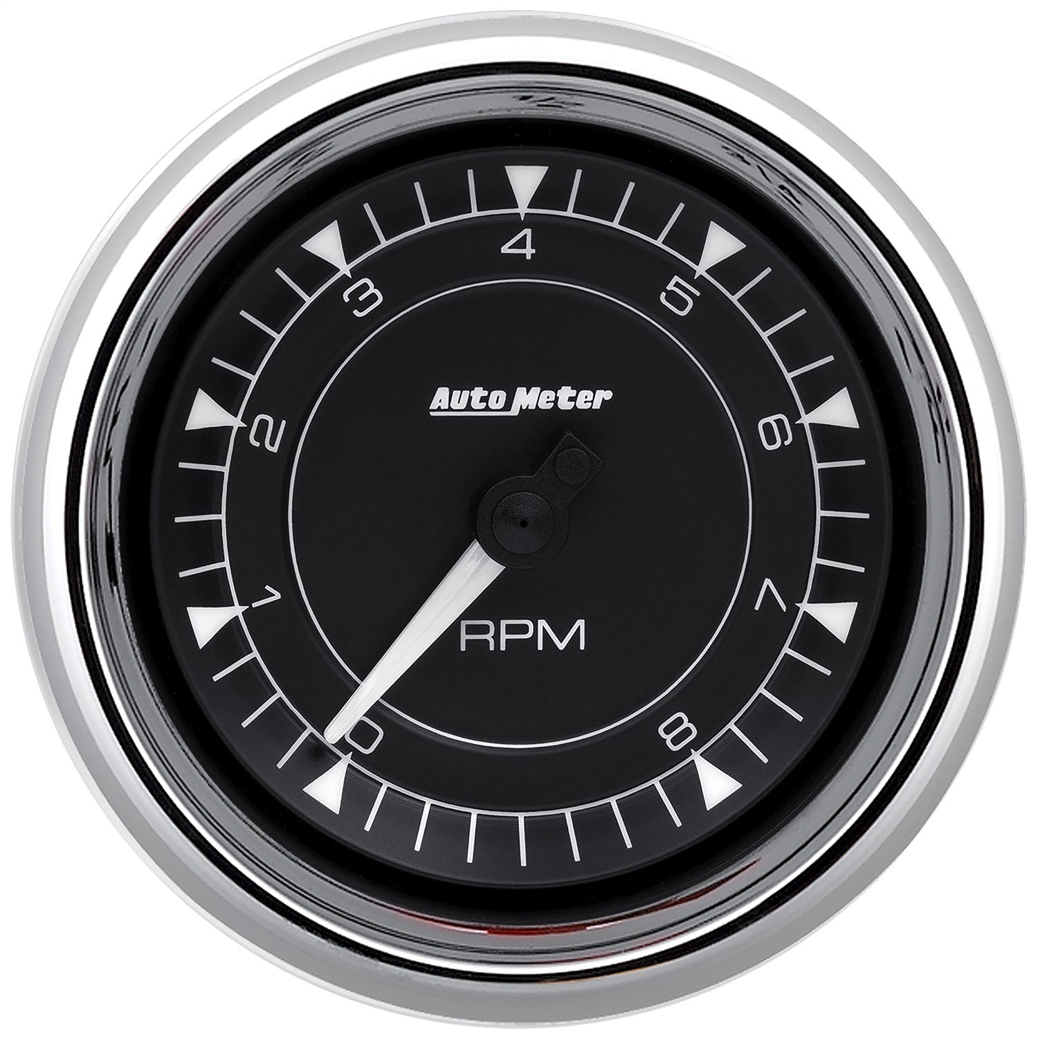 AutoMeter 9797 GAUGE; TACHOMETER; 3 3/8in.; 8K RPM; IN-DASH; CHRONO CHROME AutoMeter 9797