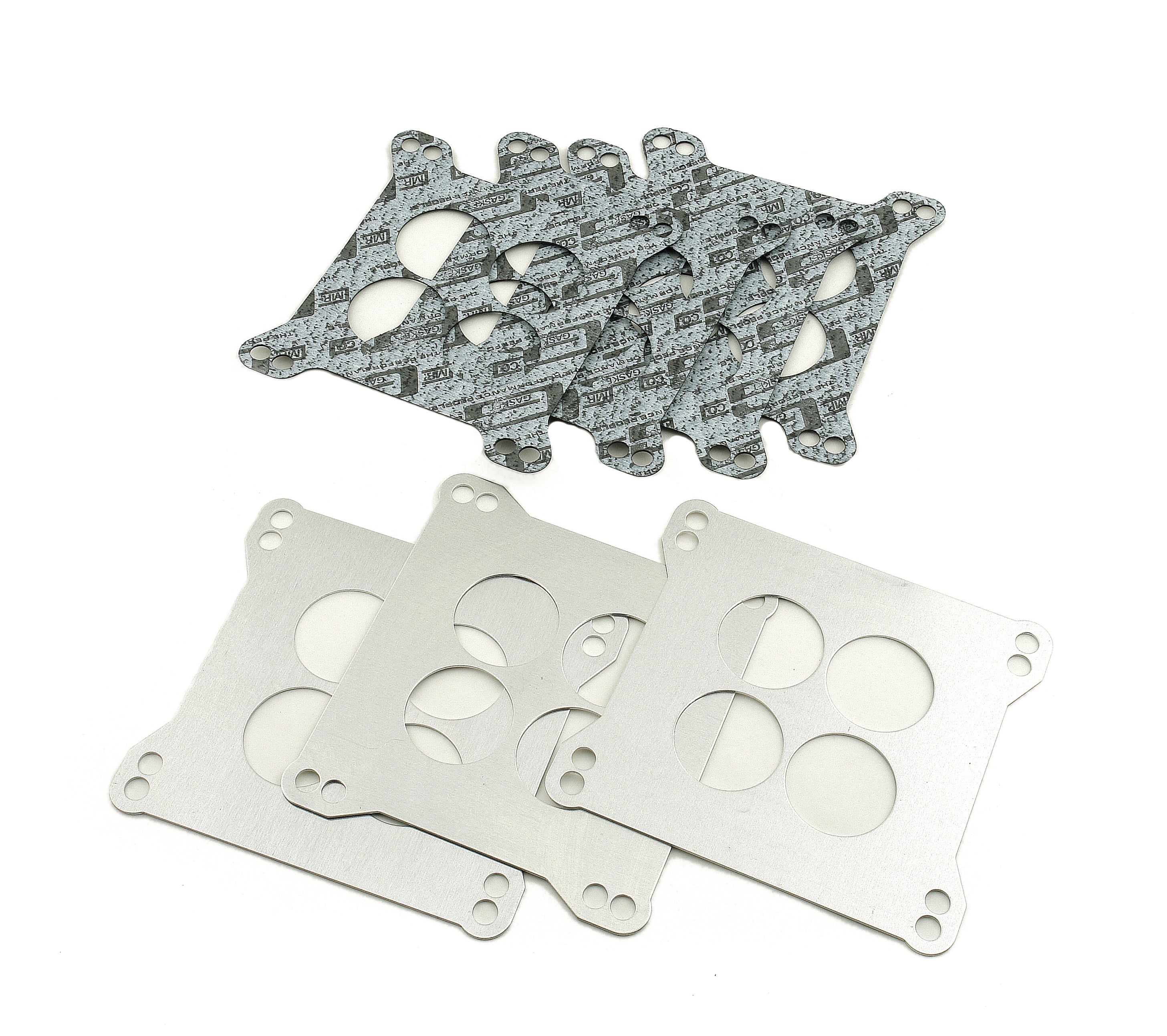 Mr Gasket 98 Carburetor Heat Dissipators; 0.5 in. Thick; For Holley And AFB; Race Only; Mr Gasket 98