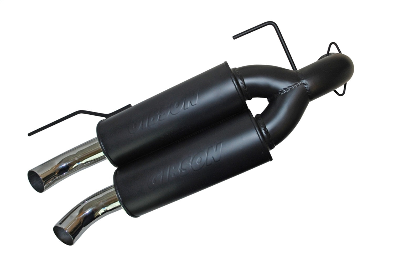 Gibson Performance Exhaust 98014 Polaris UTV Dual Exhaust; Black Ceramic Gibson Performance Exhaust 98014