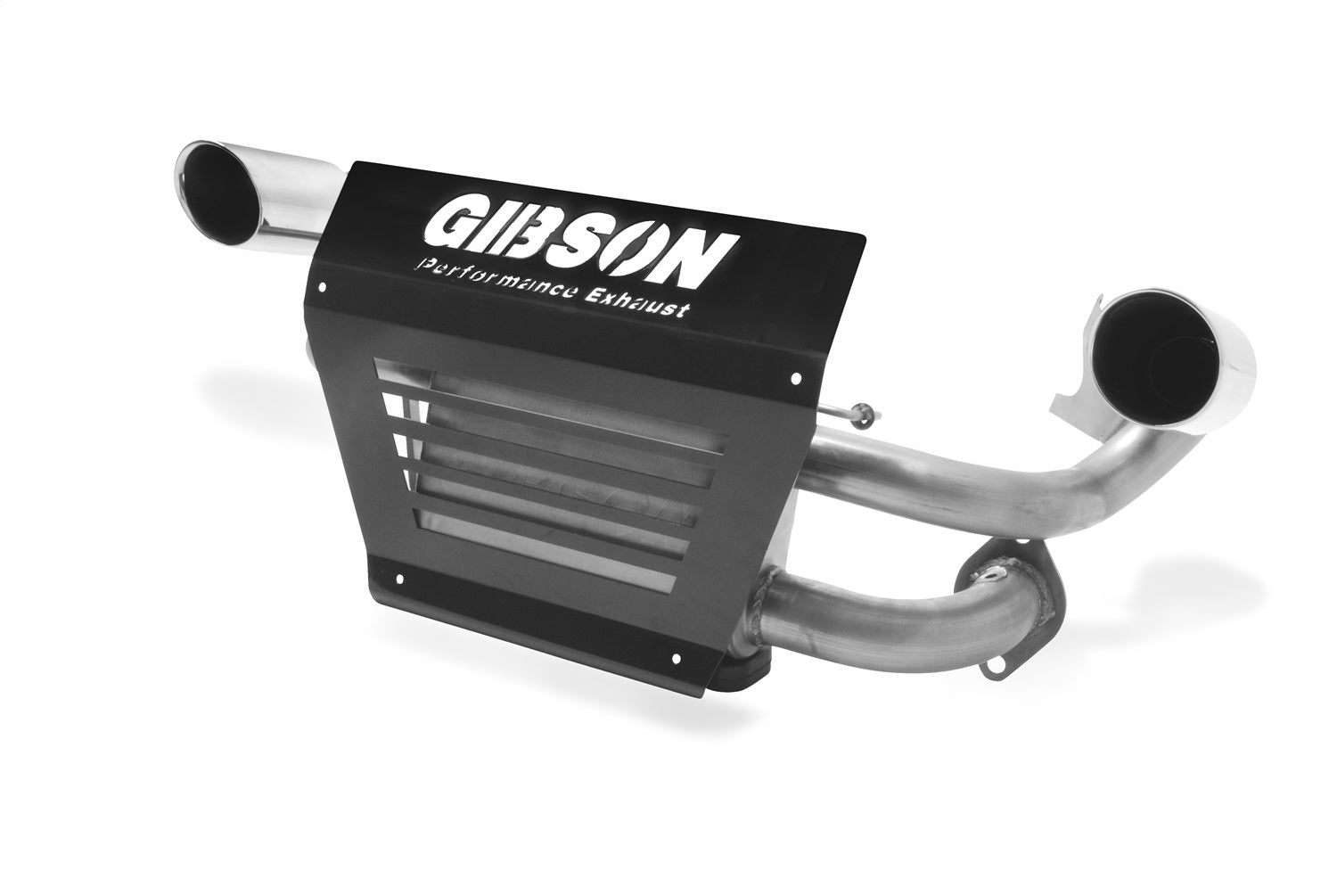 Gibson Performance Exhaust 98021 Polaris UTV Dual Exhaust; Stainless Gibson Performance Exhaust 98021