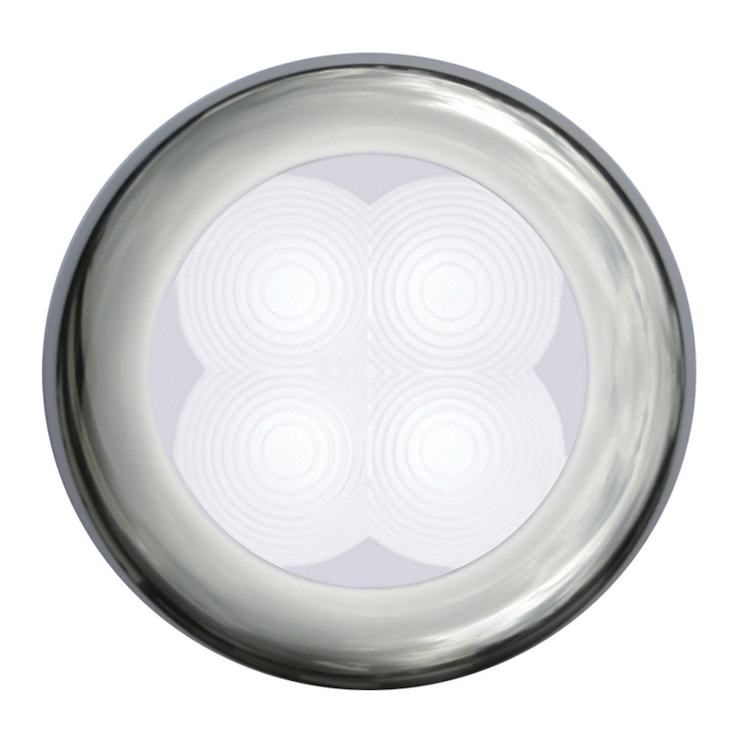Hella 980501521 COURTESY LAMP RND WHITE MD24 SS RIM Hella 980501521