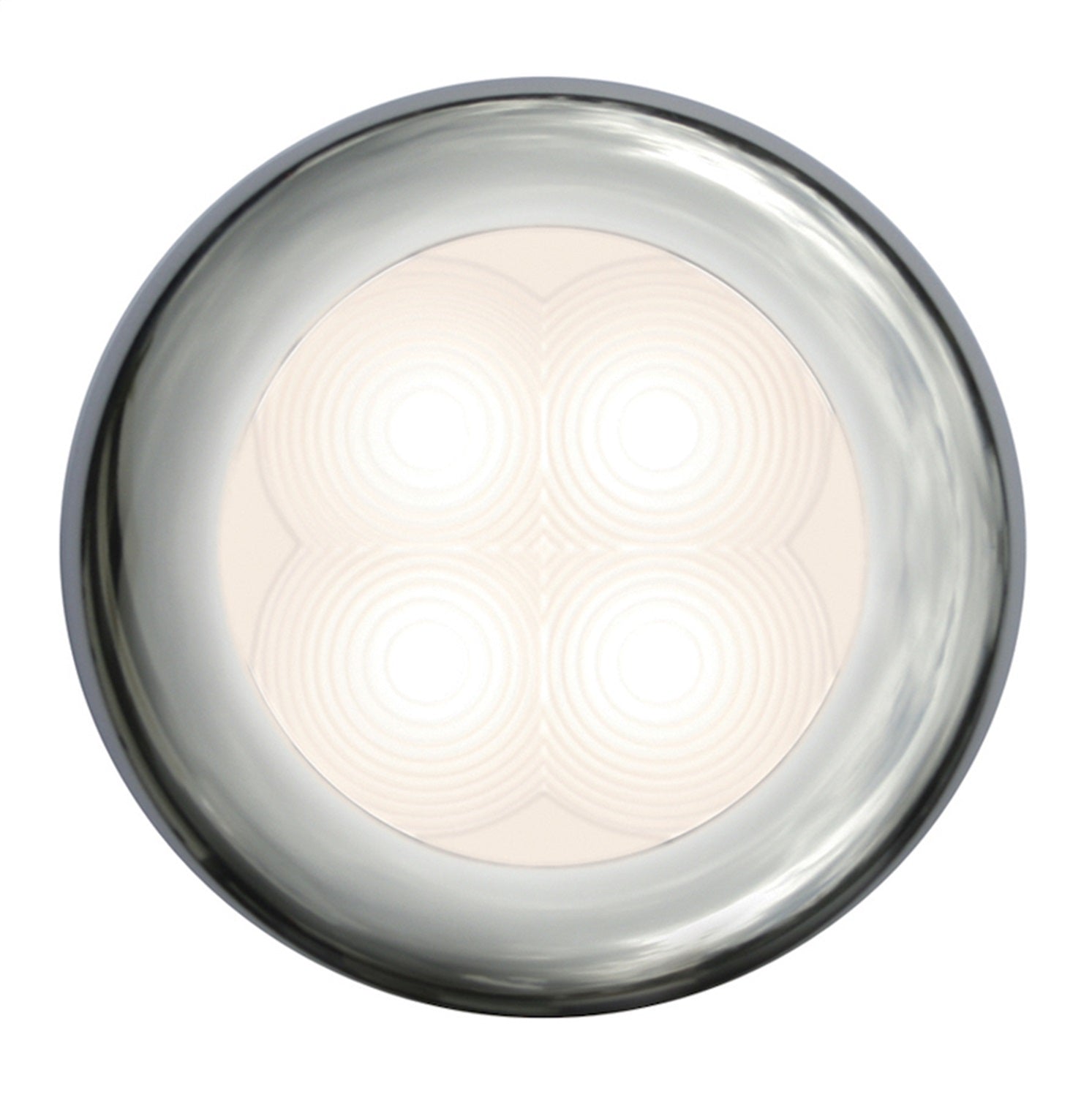 Hella 980501721 COURTESY LAMP RND WWHT MD24 SS RIM Hella 980501721