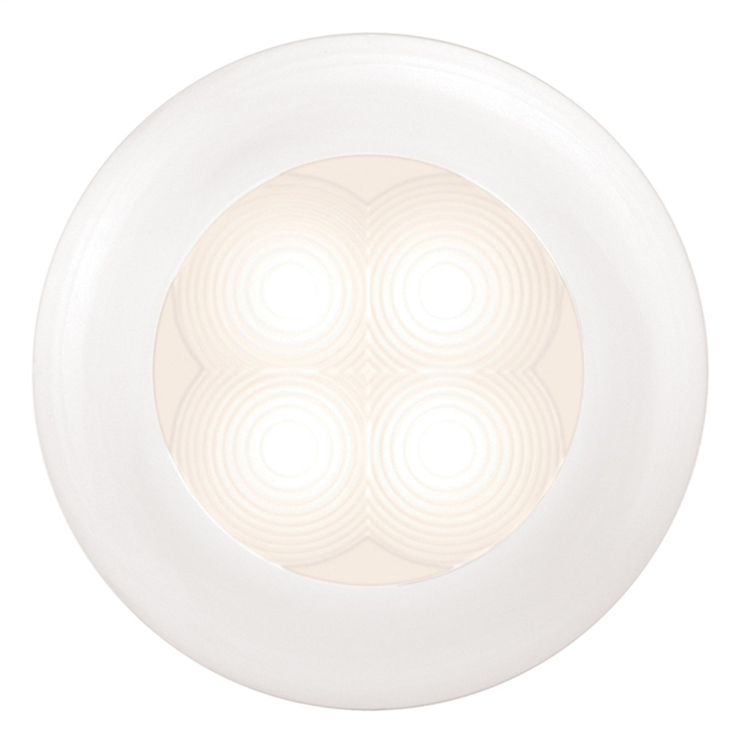 Hella 980501741 COURTESY LAMP RND WWHT MD24 WH RIM Hella 980501741
