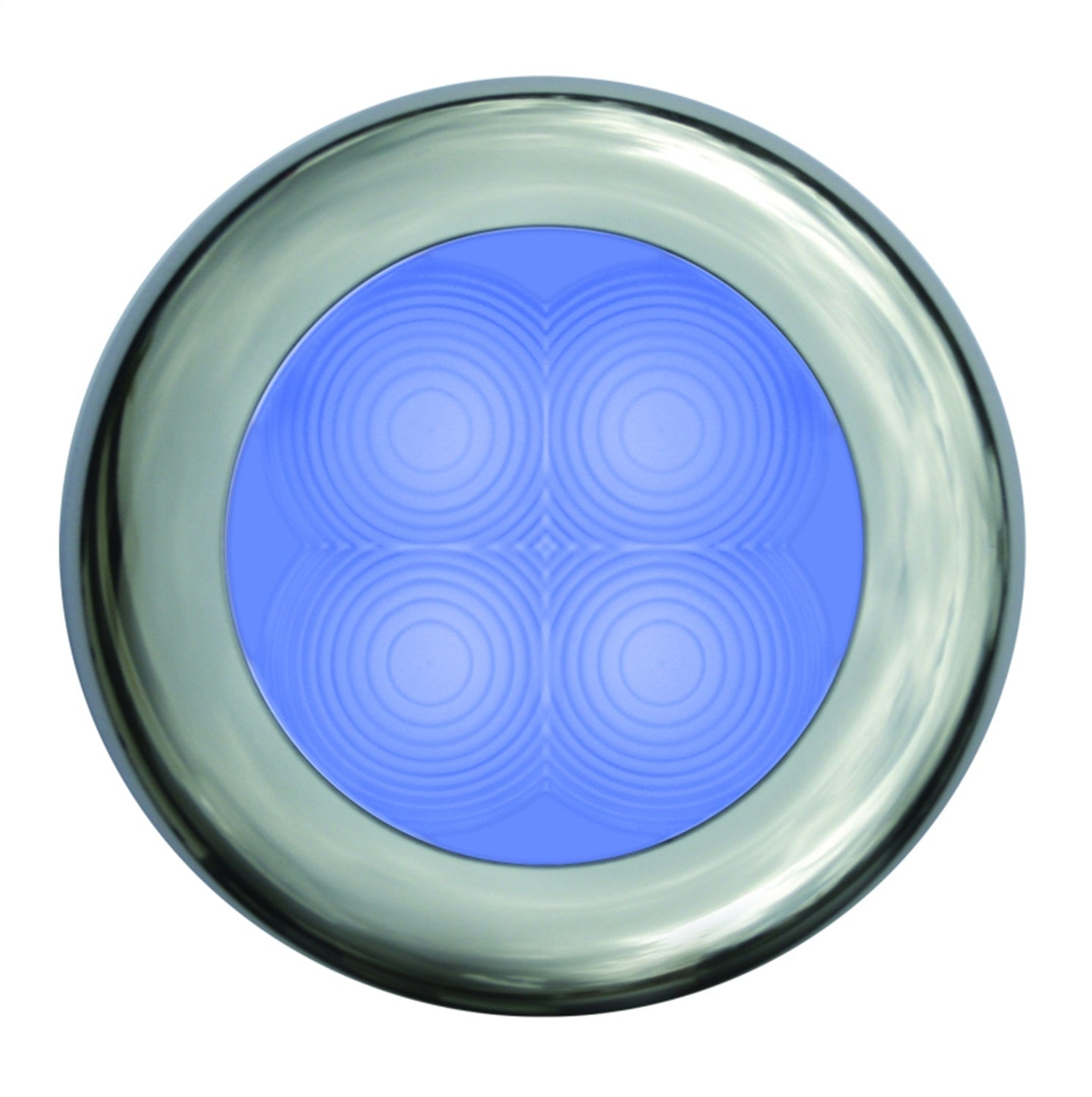 Hella 980502221 COURTESY LAMP RND BLUE MD12 SS RIM Hella 980502221