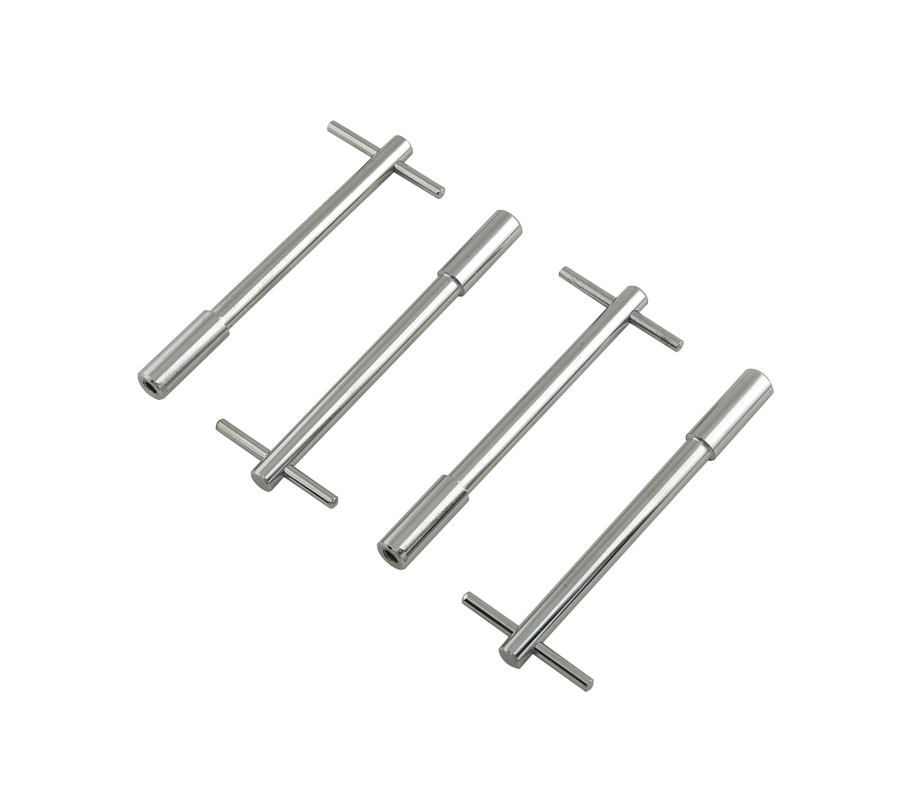 Mr Gasket 9820 Valve Cover T-Bar Wing Bolts; 1/4-20 x 5 in.; Steel; Chrome Plating; Set Of 4; Mr Gasket 9820
