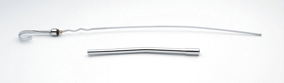 Mr Gasket 9898 Oil Dipstick And Tube; Chrome Plated; Mr Gasket 9898