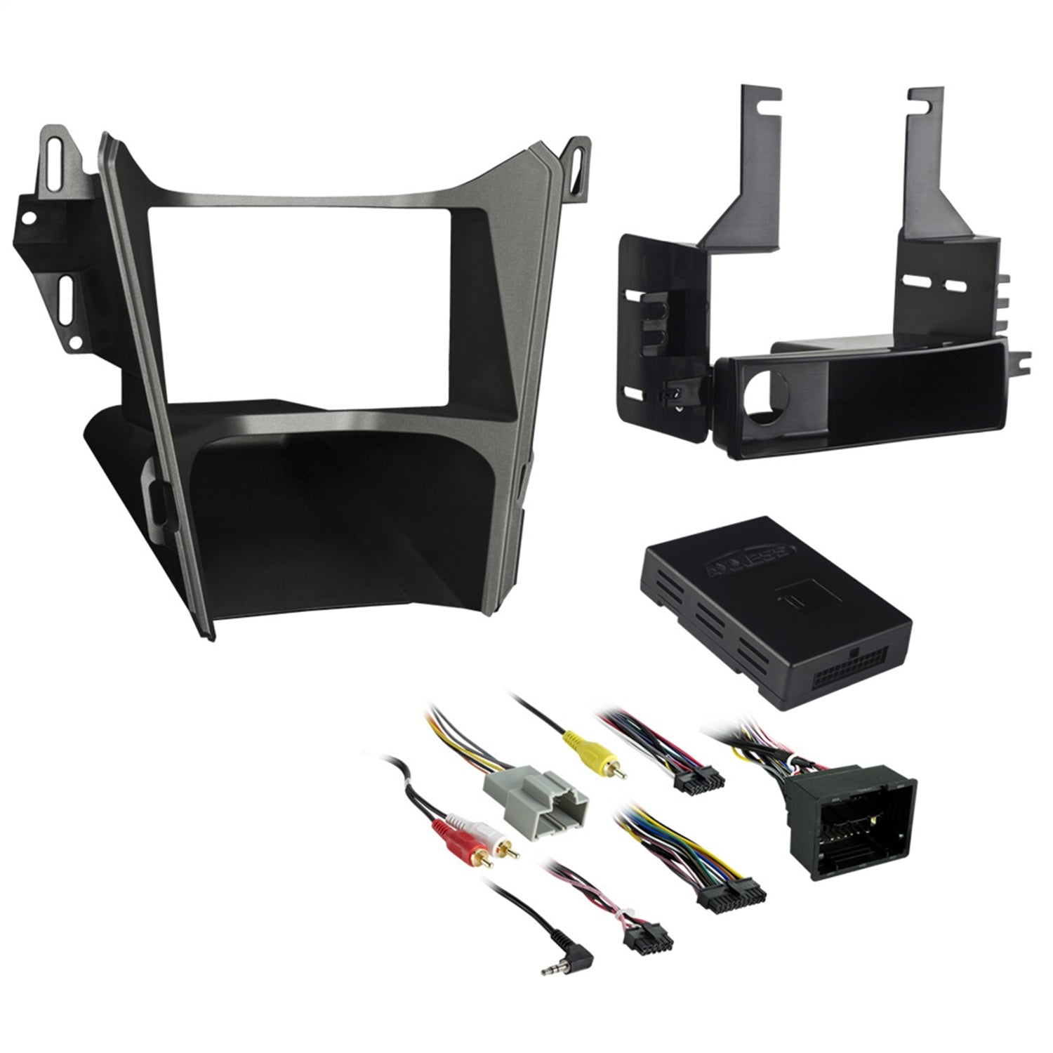 Metra Electronics 99-3308G Radio Installation Kit; ISO DIN Radio Provision; w/Pocket And Color Display; Metra Electronics 99-3308G