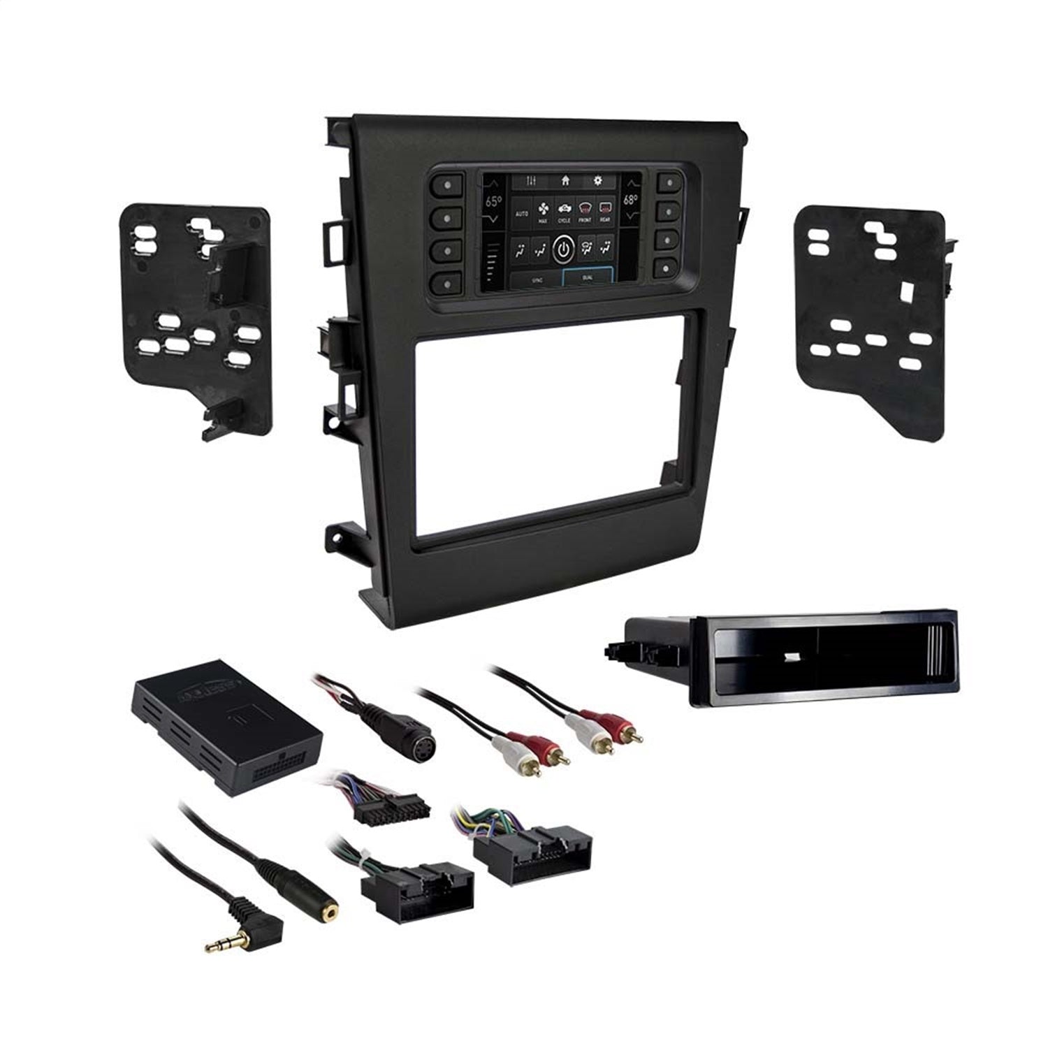 Metra Electronics 99-5841B Radio Installation Kit; ISO DIN Radio Provision; w/Pocket; Metra Electronics 99-5841B