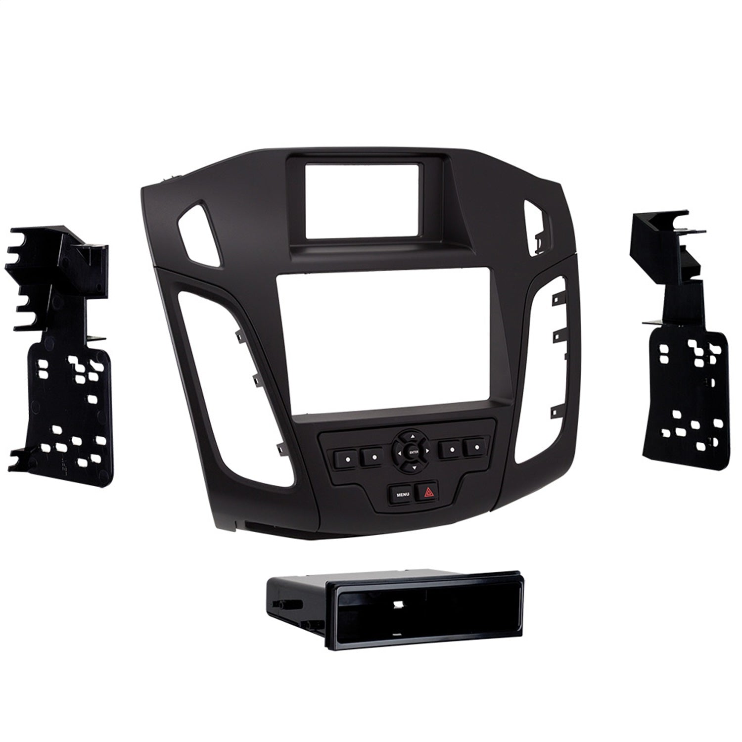 Metra Electronics 99-5843B Radio Installation Kit; ISO DIN Radio Provision; w/Pocket And 4.2 in. Screen; Metra Electronics 99-5843B