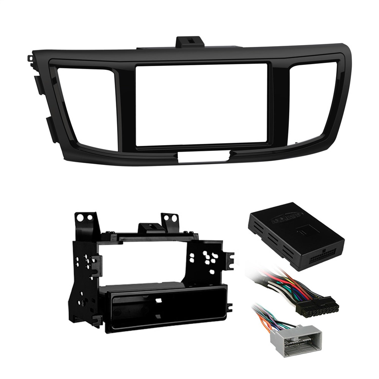 Metra Electronics 99-7804HG Radio Installation Kit; ISO SDIN/DIN Radio Provision; w/Pocket; Metra Electronics 99-7804HG