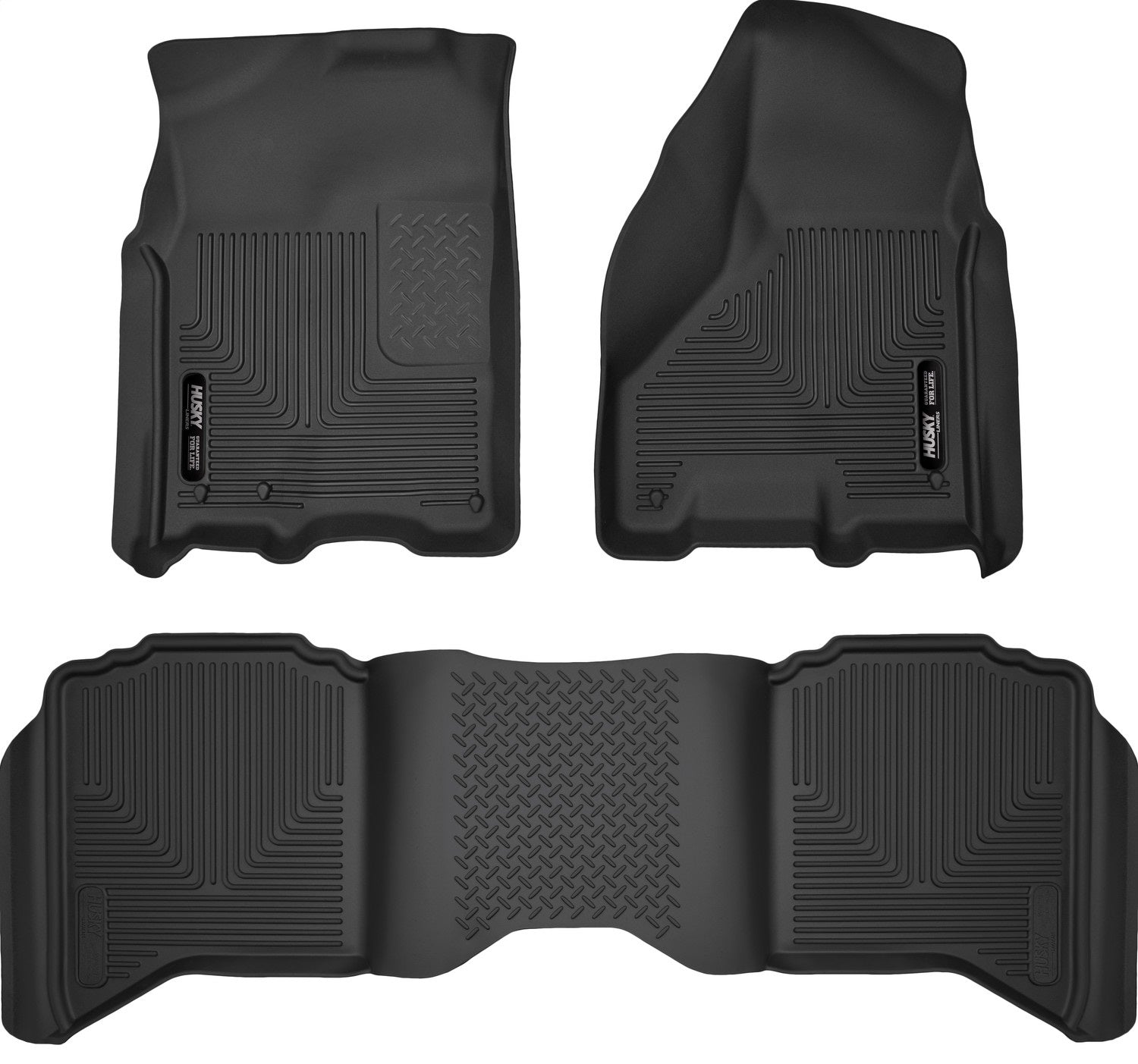Husky Liners 99001 Weatherbeater-Front/2nd Seat Floor Liners Husky Liners 99001