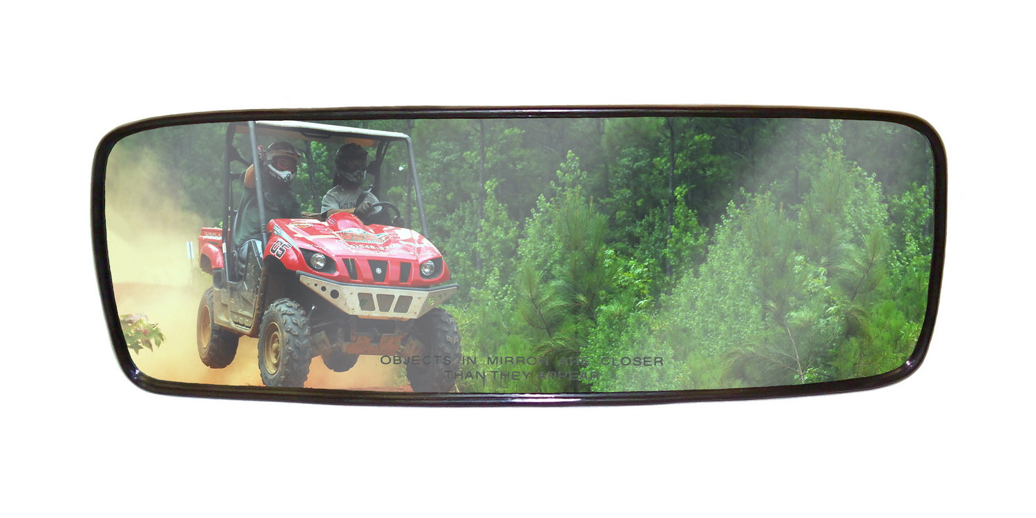 CIPA 99287 UTV Mirror; Center Roll Cage Mount; Black; Plain Box Pkg.; CIPA 99287