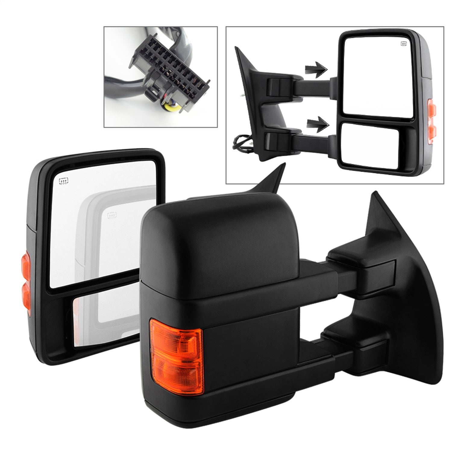 Spyder Auto 9935756 XTune Door Mirror Set Spyder Auto 9935756