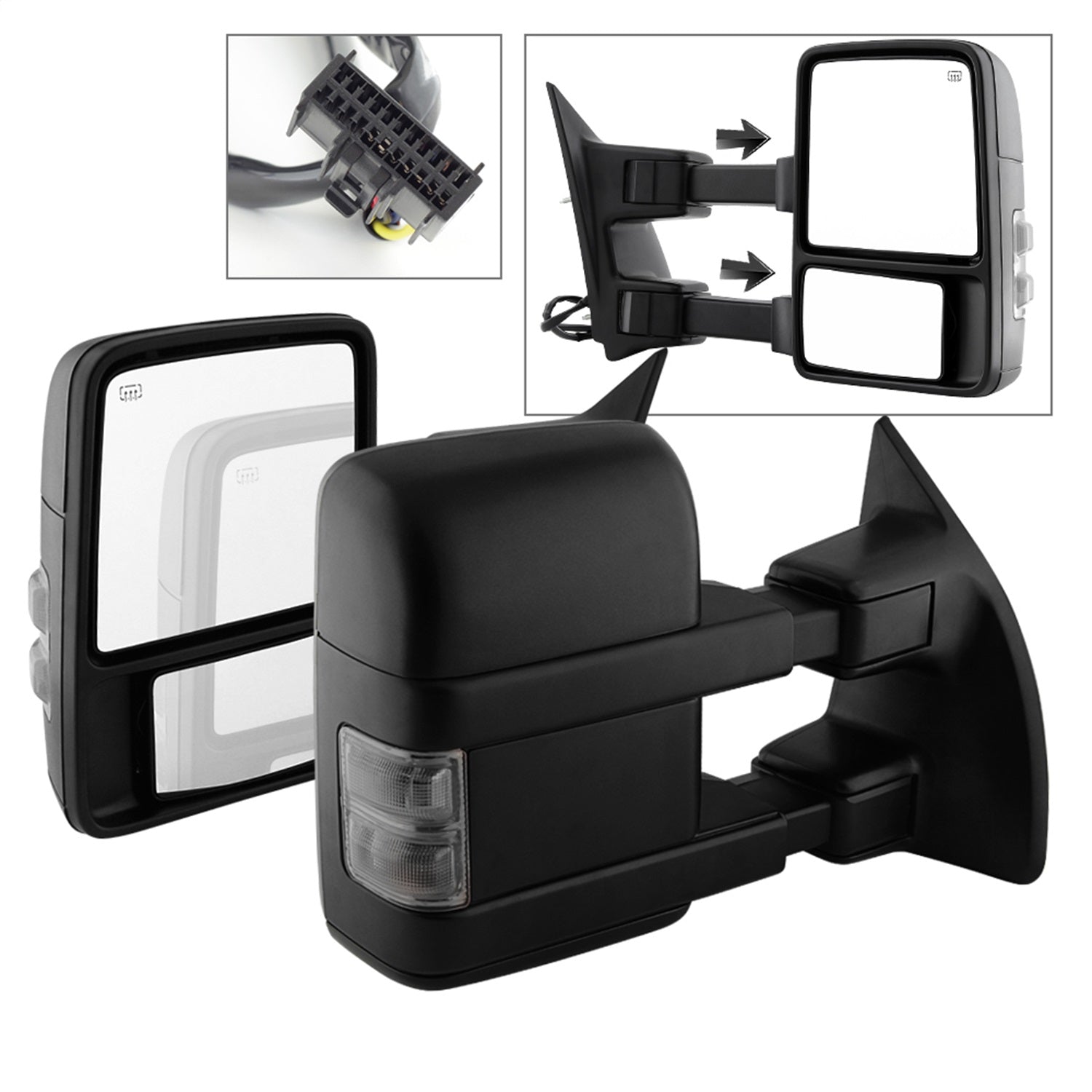 Spyder Auto 9935831 XTune Door Mirror Set Spyder Auto 9935831