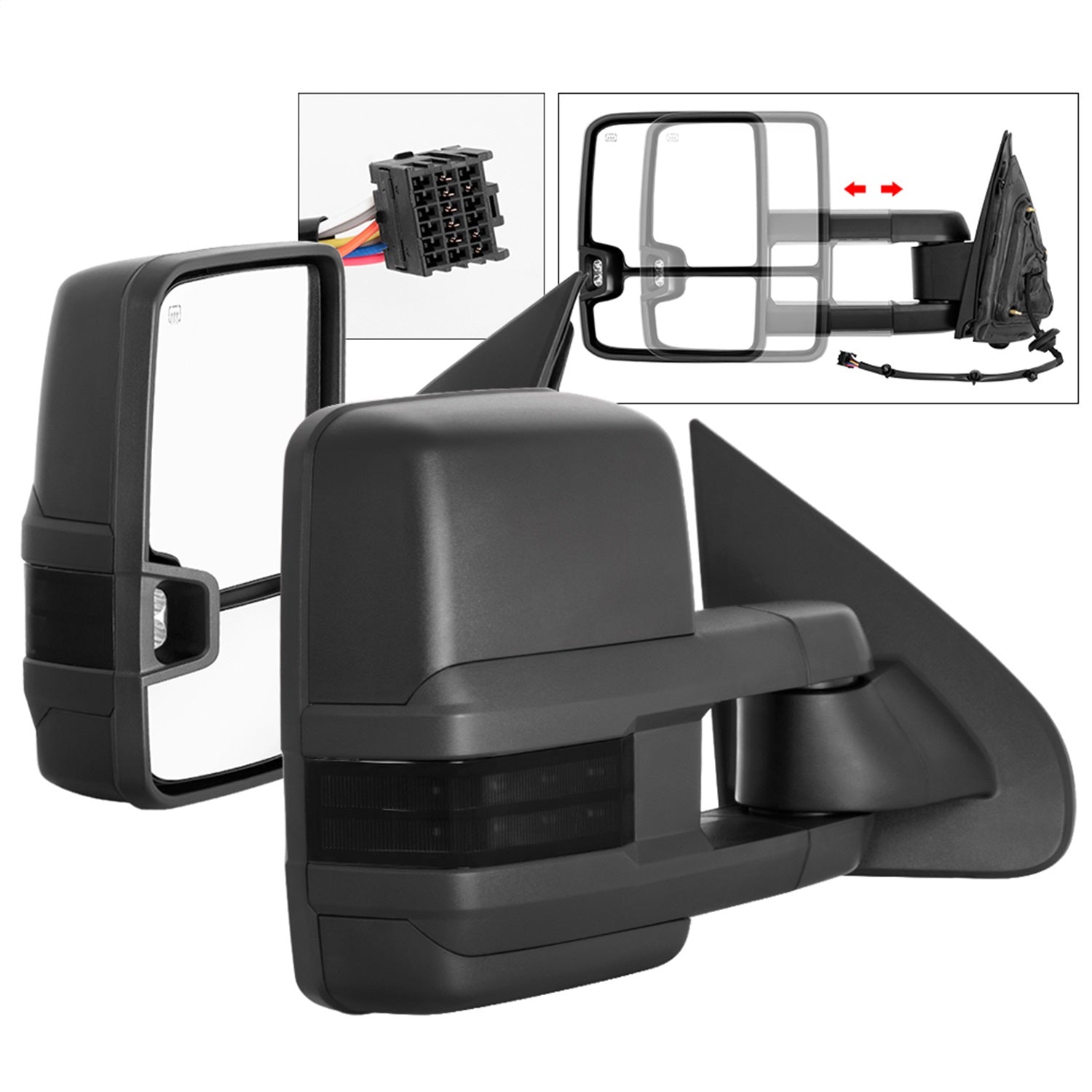 Spyder Auto 9936739 XTune Door Mirror Set Spyder Auto 9936739