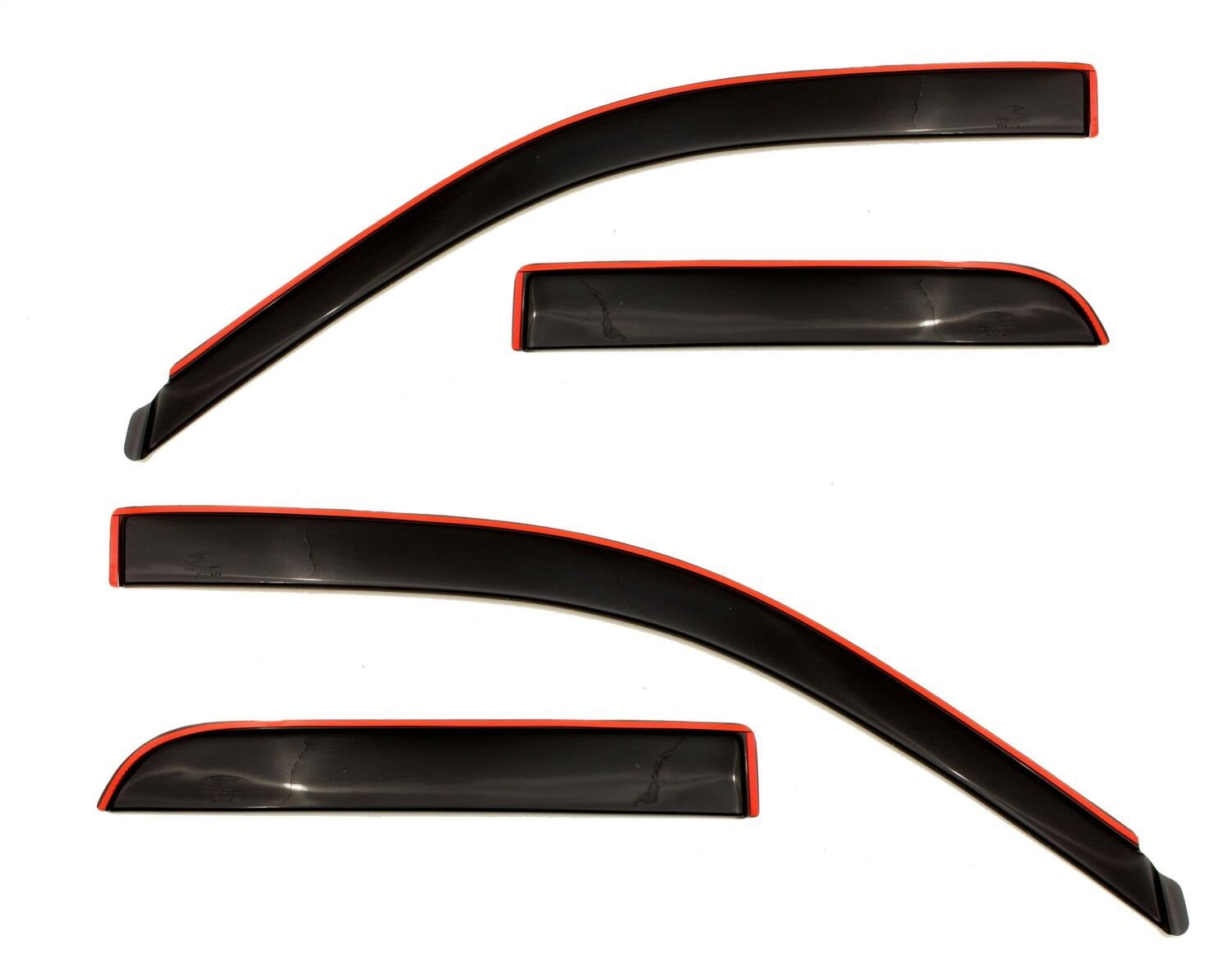 Auto Ventshade AVS 994003 Ventvisor® Low Profile Deflector 4 pc.; Smoke; In-Channel Mount; Auto Ventshade AVS 994003