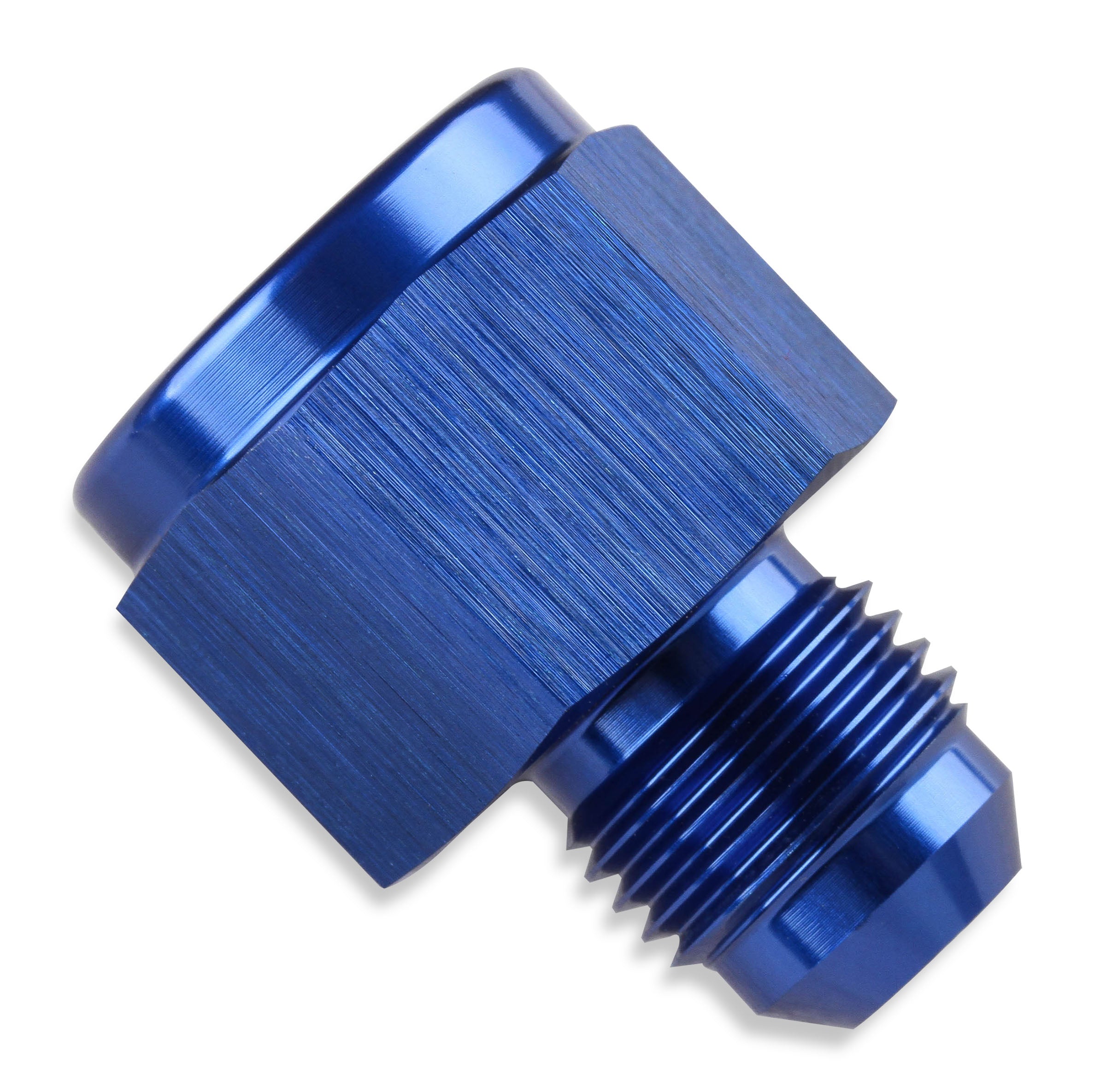 Mr. Gasket -8 AN Female To -6 AN Male Flare Reducer - Blue