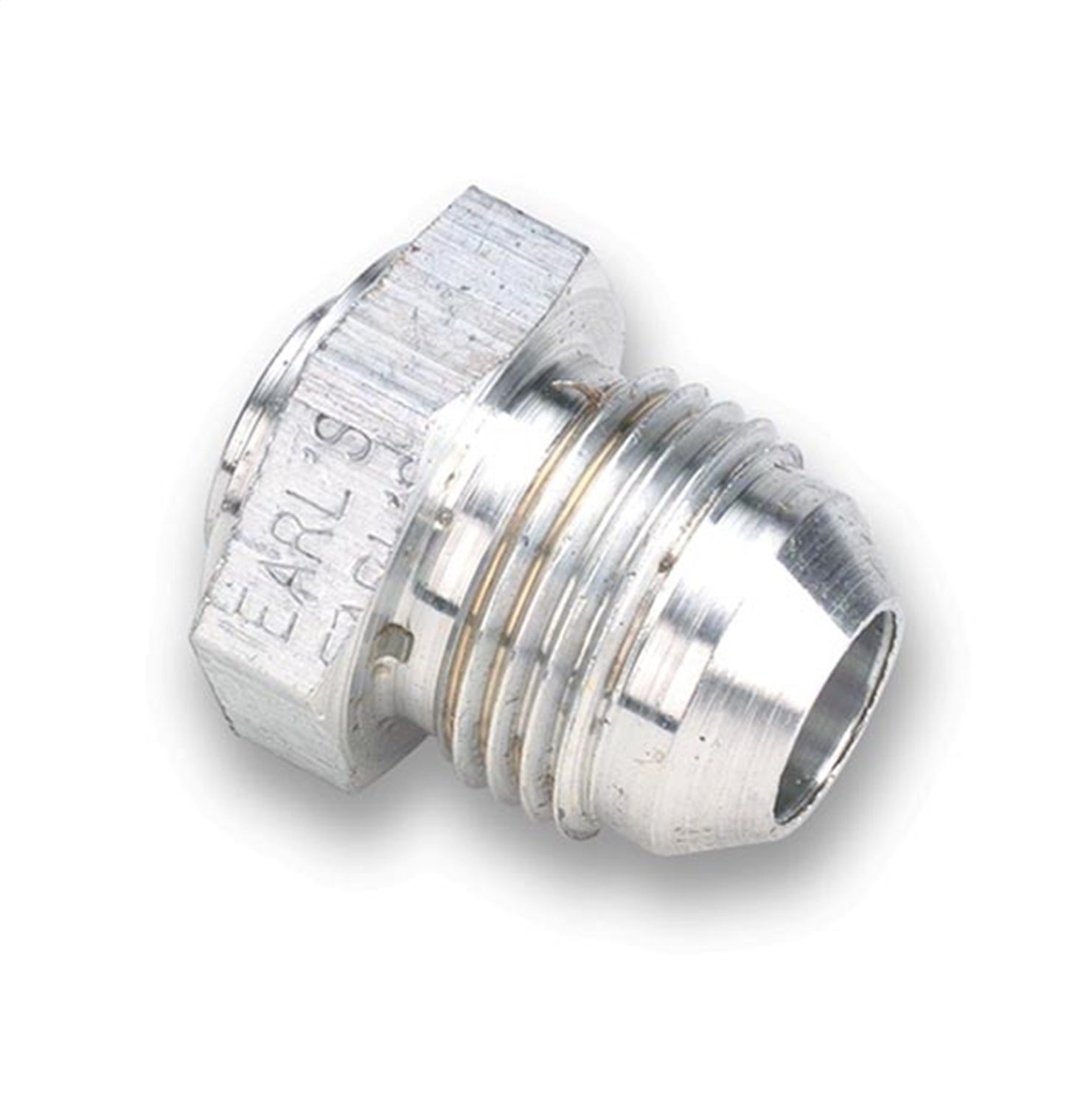 Earl's Performance 997110ERL Aluminum AN Weld Fitting; Size: -10AN Male; Bare; Bagged Packaging; Earl's Performance 997110ERL