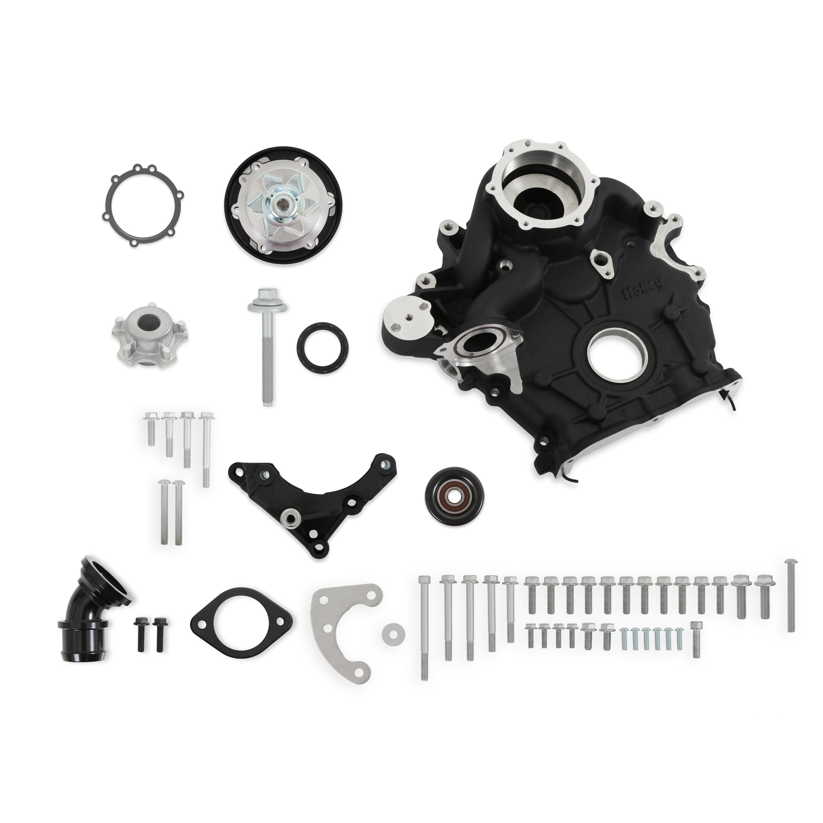 Holley 20-300BK High-Mount Base Accesory Drive System Kit Holley 20-300BK