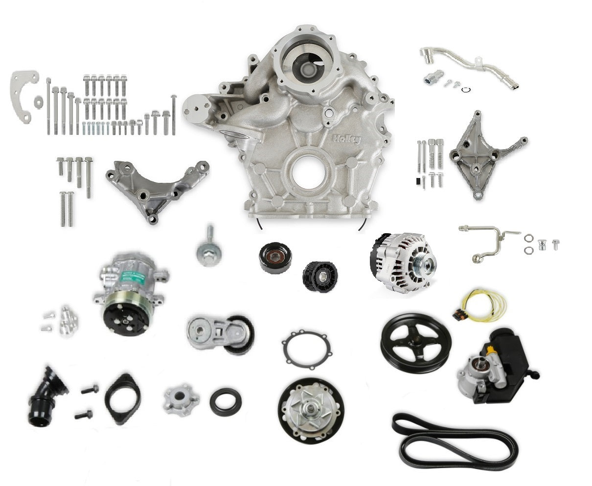 Holley 20-310 High-Mount Complete Accesory Drive System Kit Holley 20-310